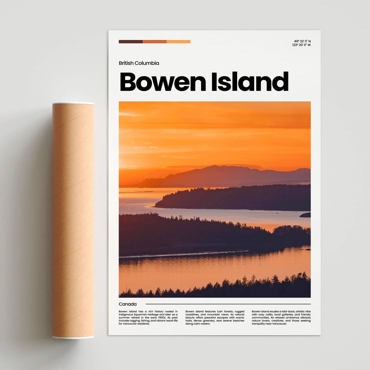 Bowen Island Poster