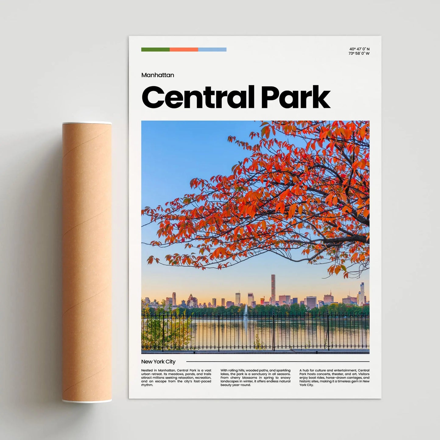 Central Park Poster