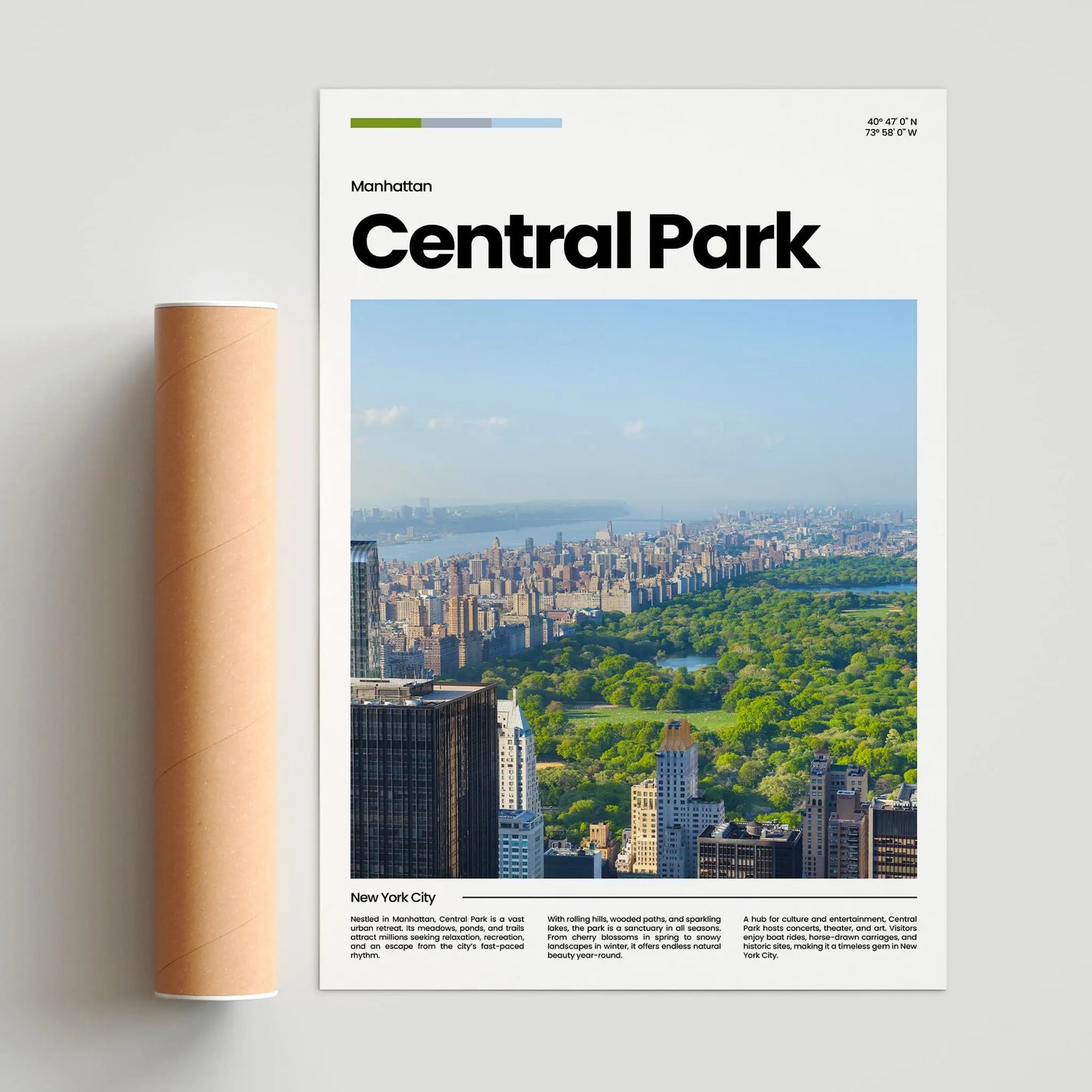 Central Park Poster
