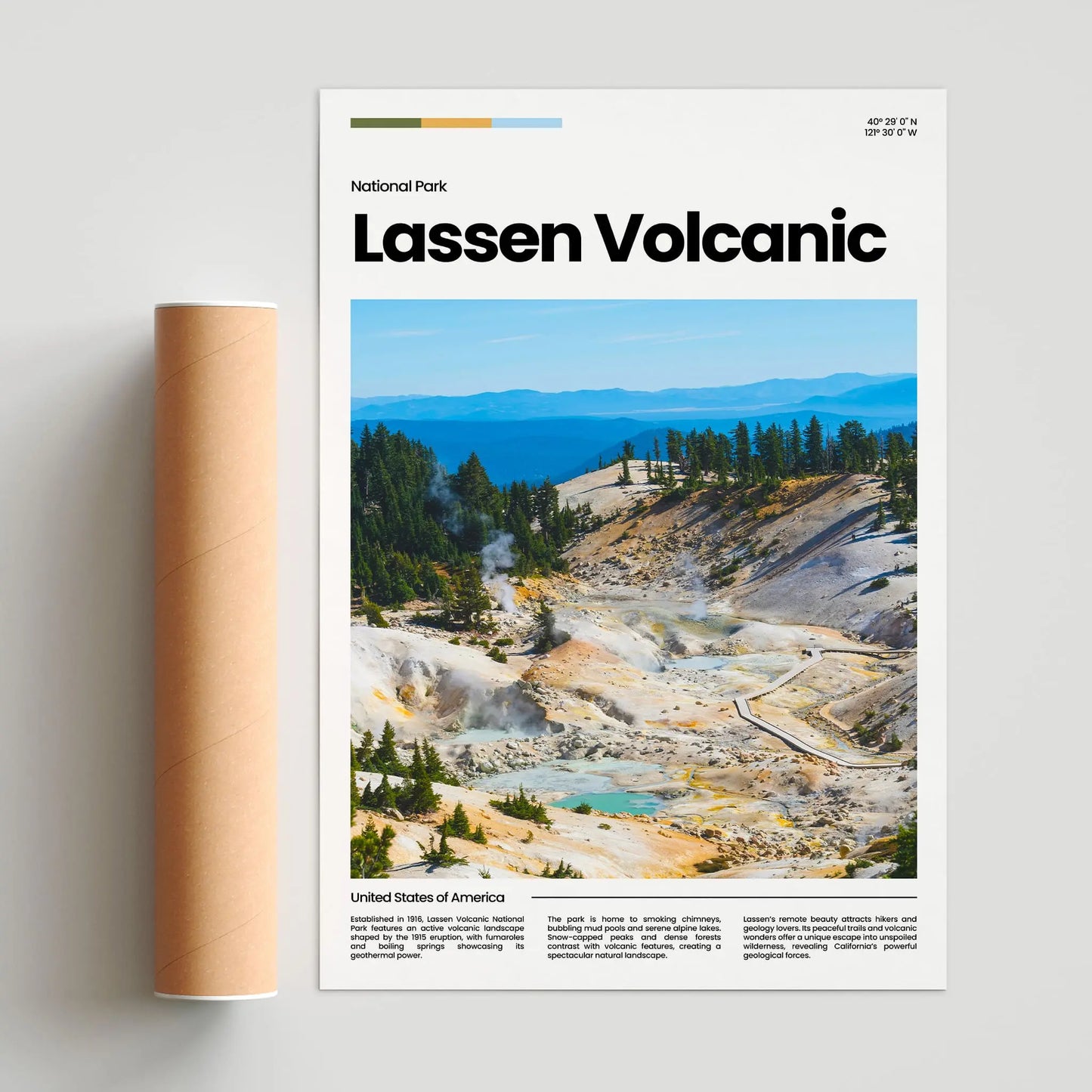 Lassen Volcanic Poster