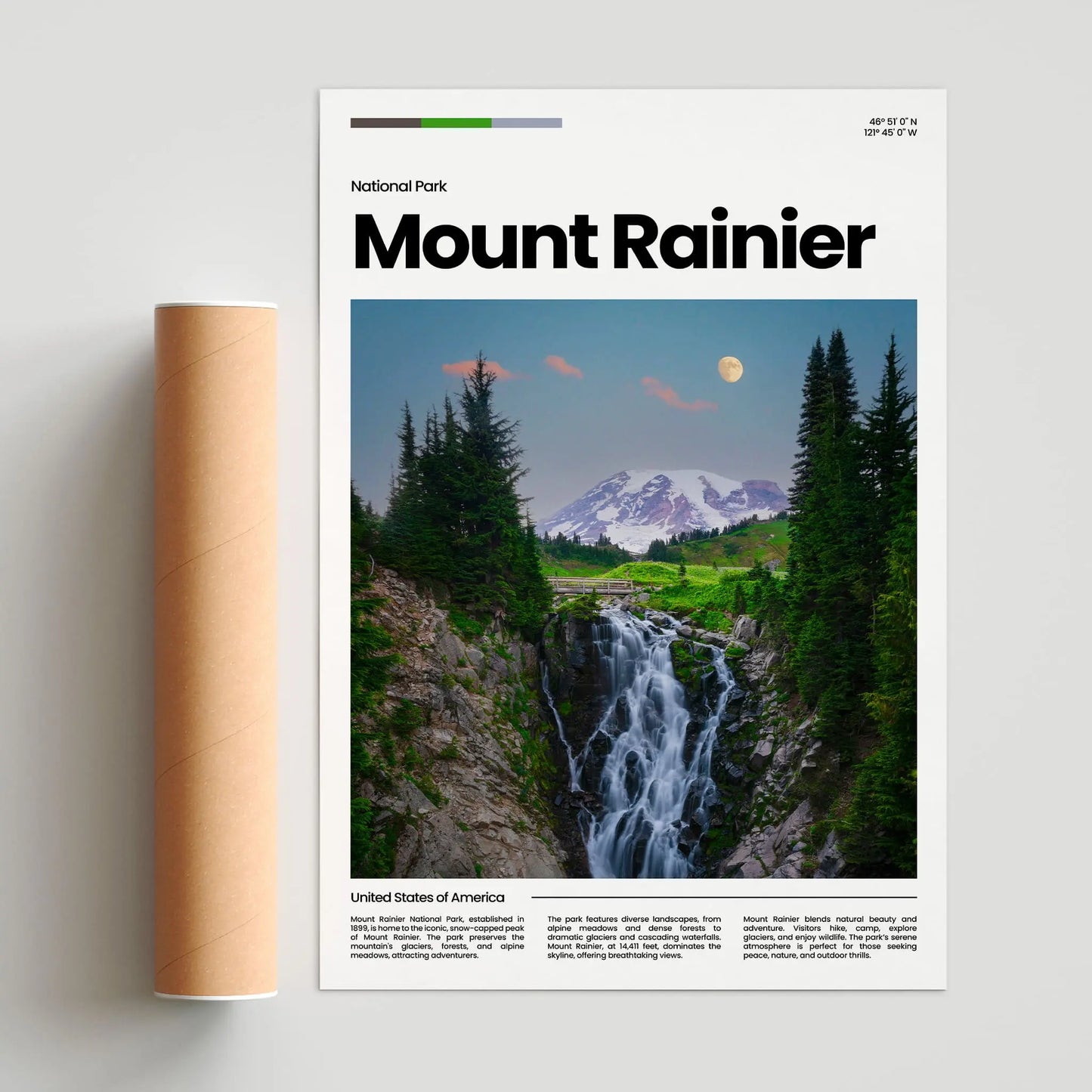 Mount Rainier Poster