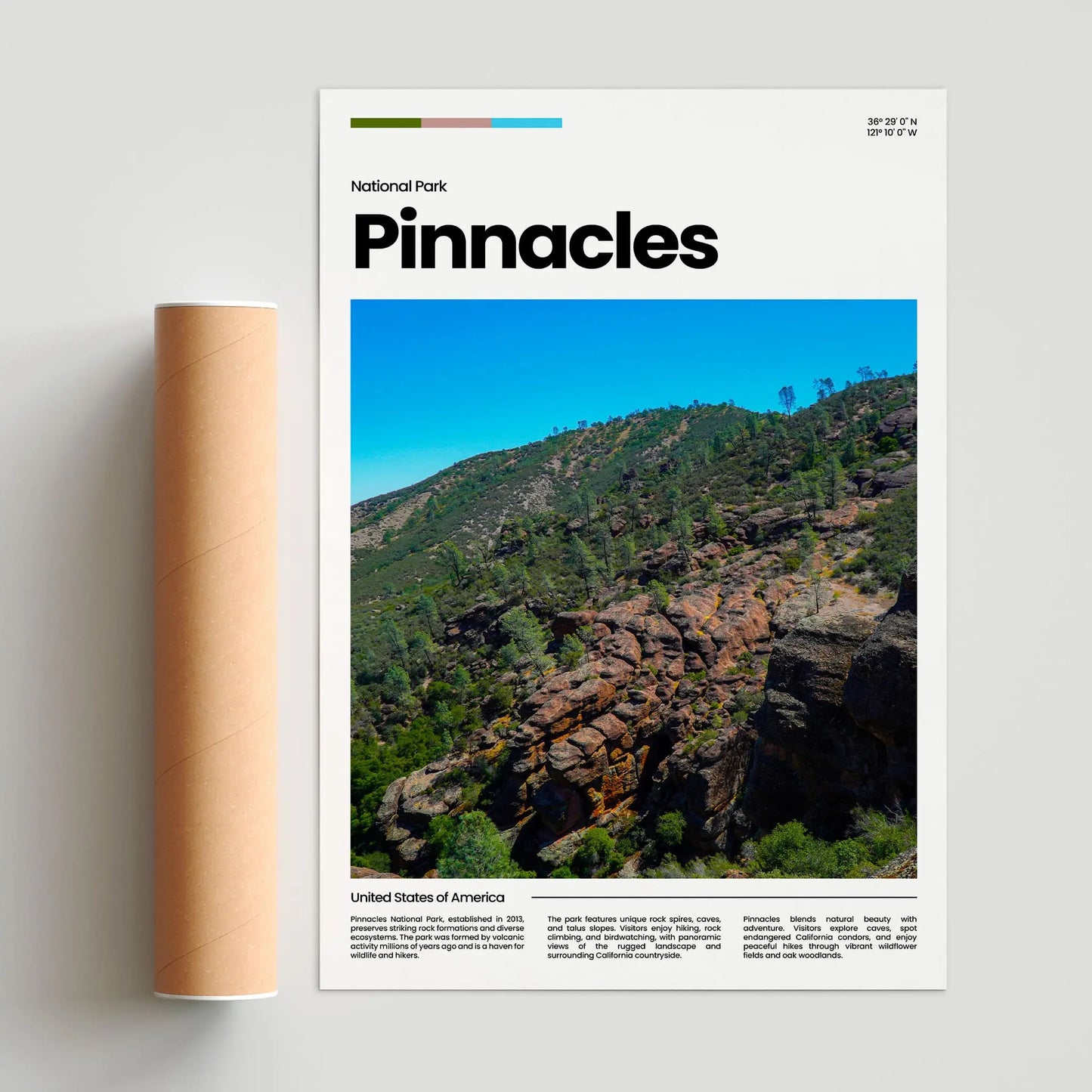 Pinnacles Poster
