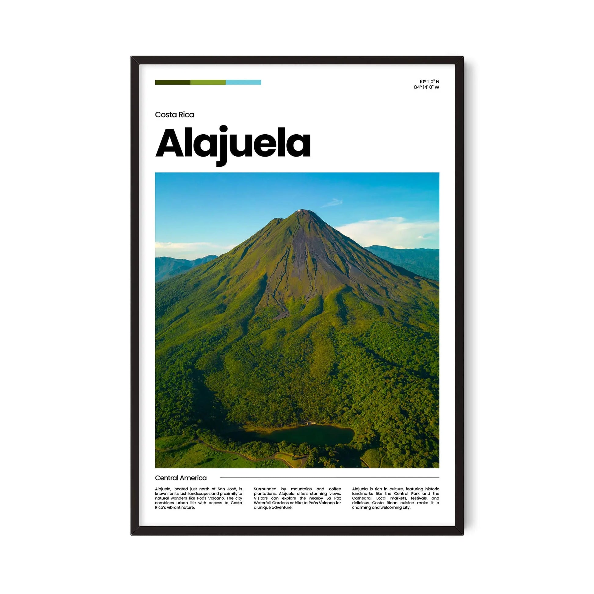 Alajuela Poster – Vintage Wall Art Print