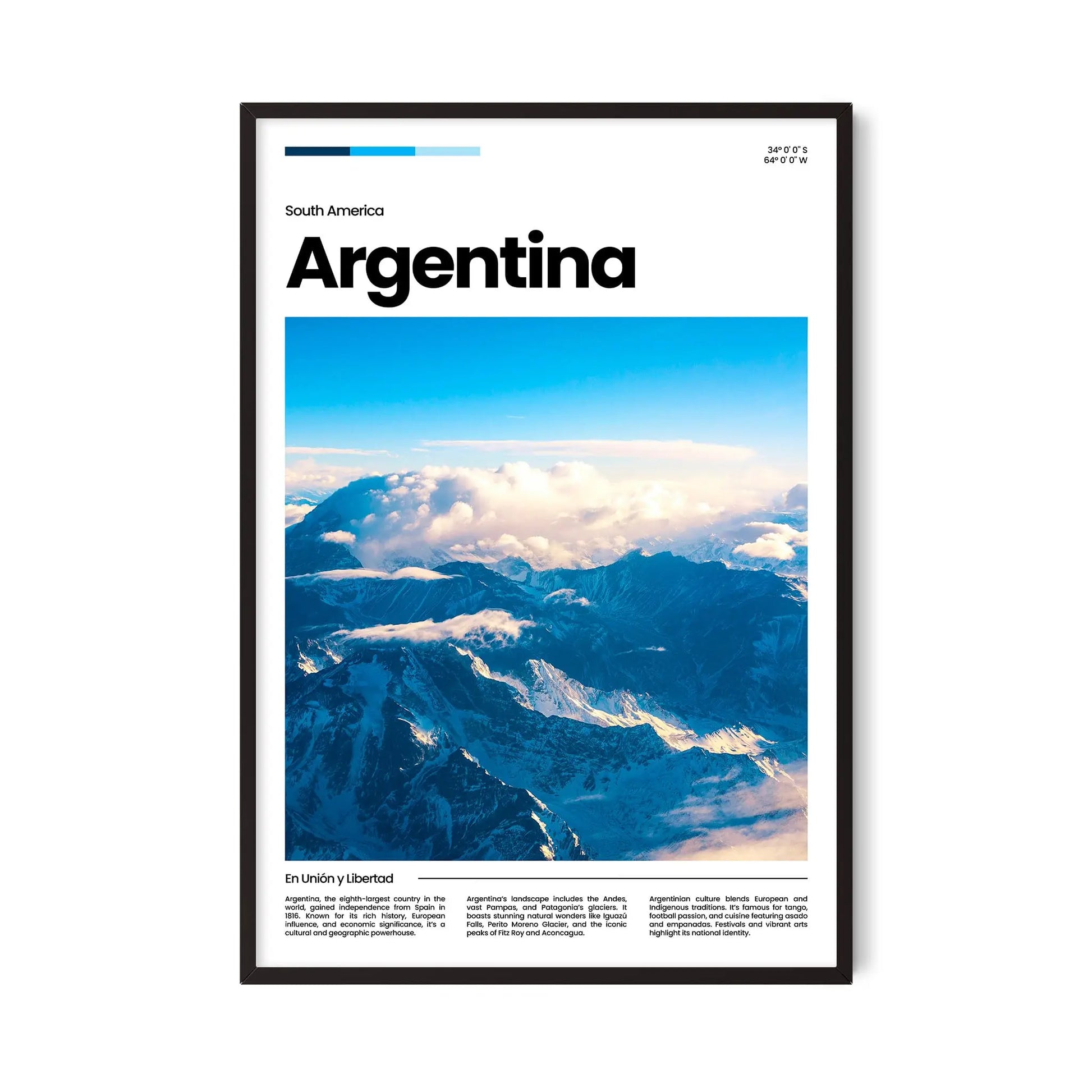 Argentina Poster – Vintage Wall Art Print