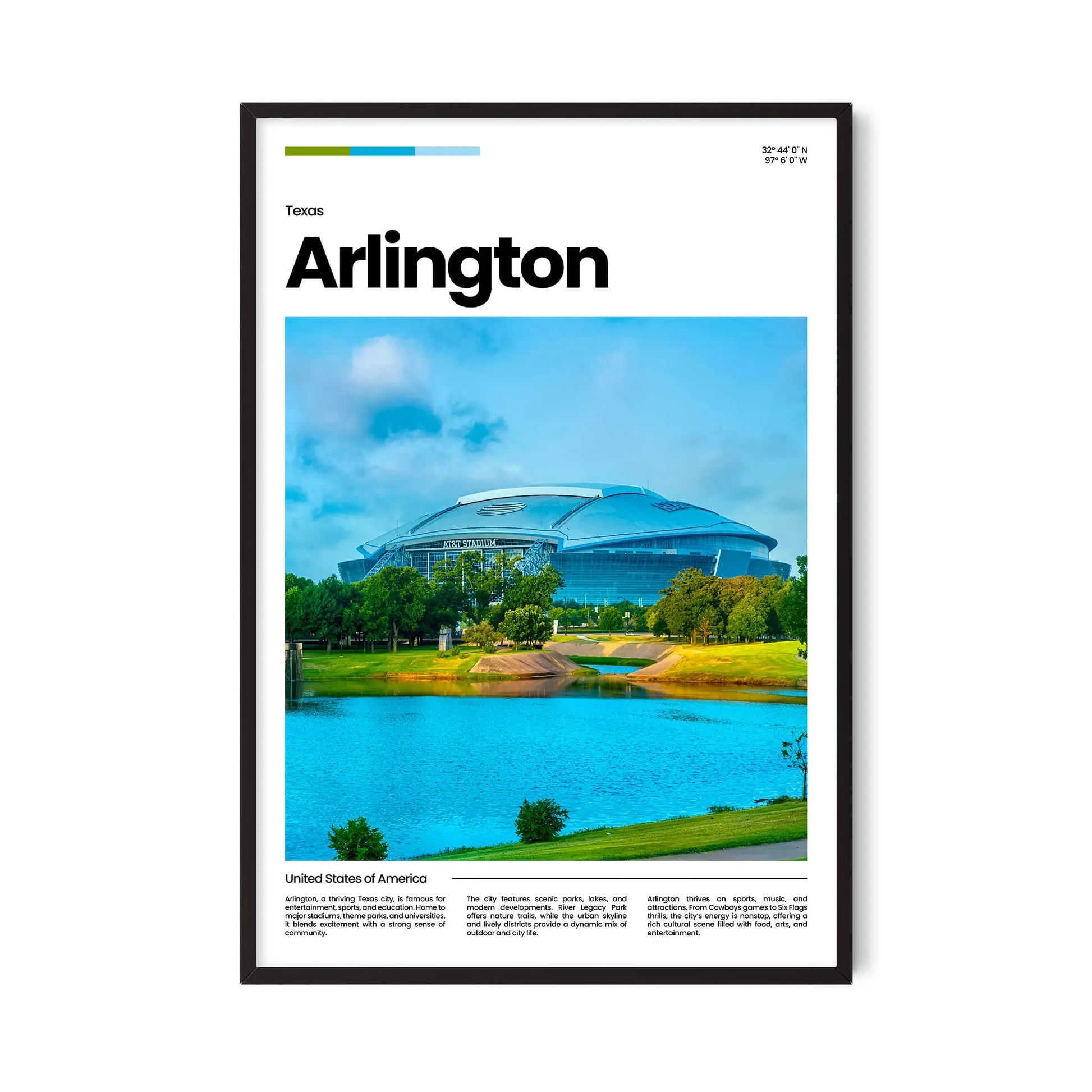 Arlington Poster – Vintage Wall Art Print