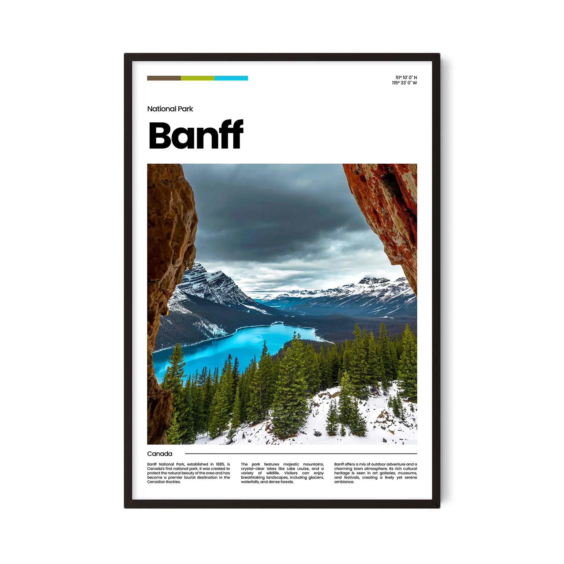 Banff Poster – Vintage Wall Art Print