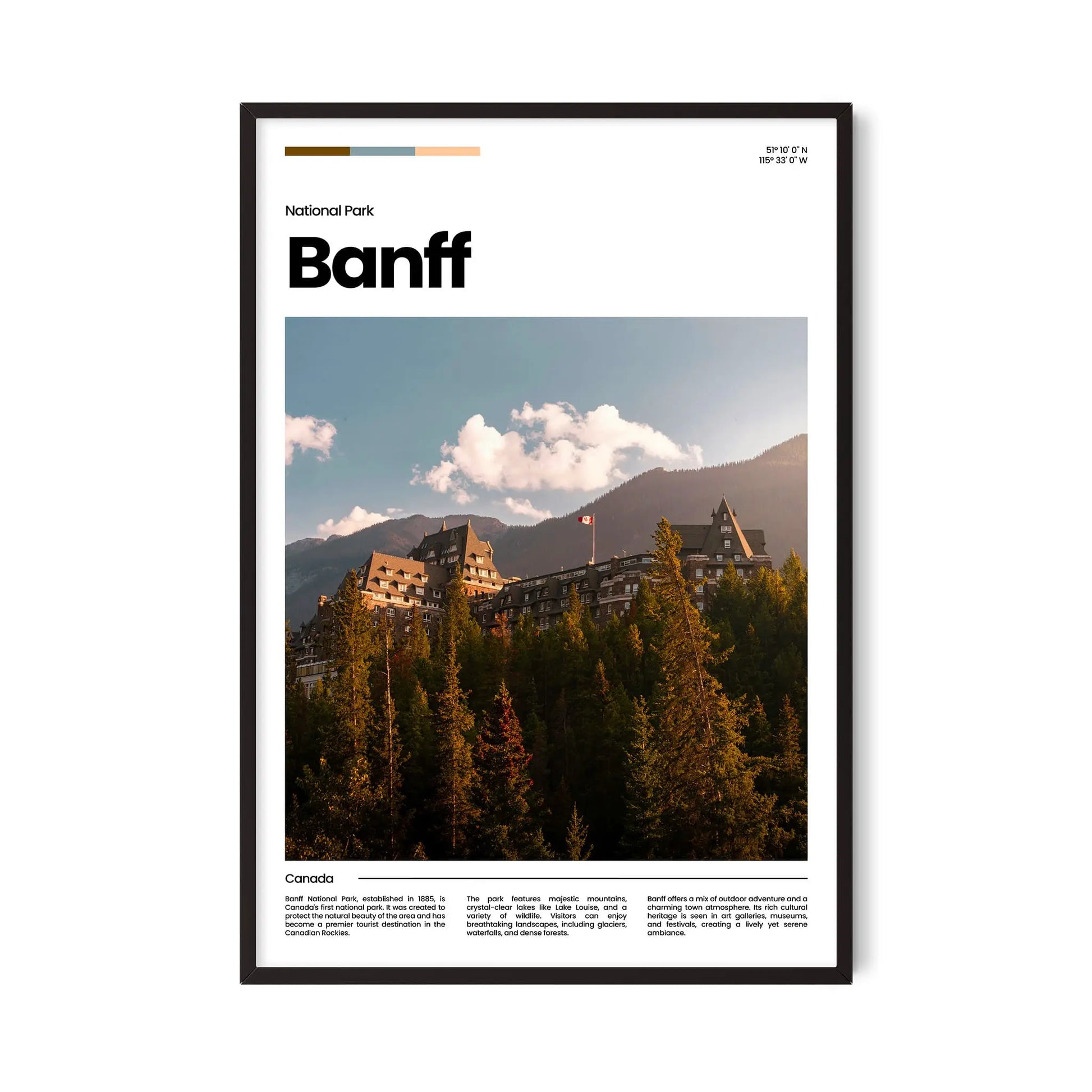 Banff Poster – Vintage Wall Art Print