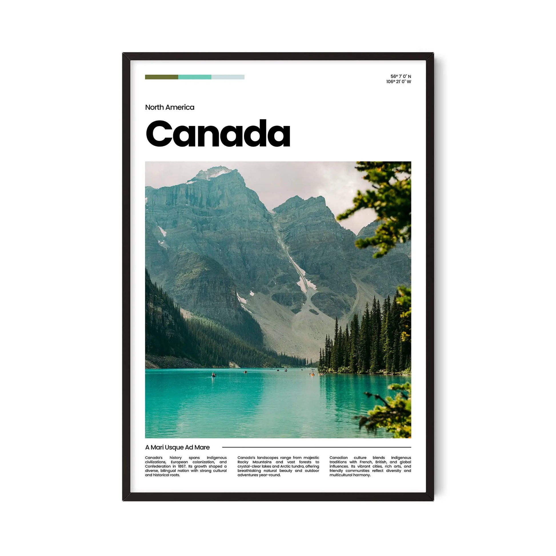 Canada Poster – Vintage Wall Art Print