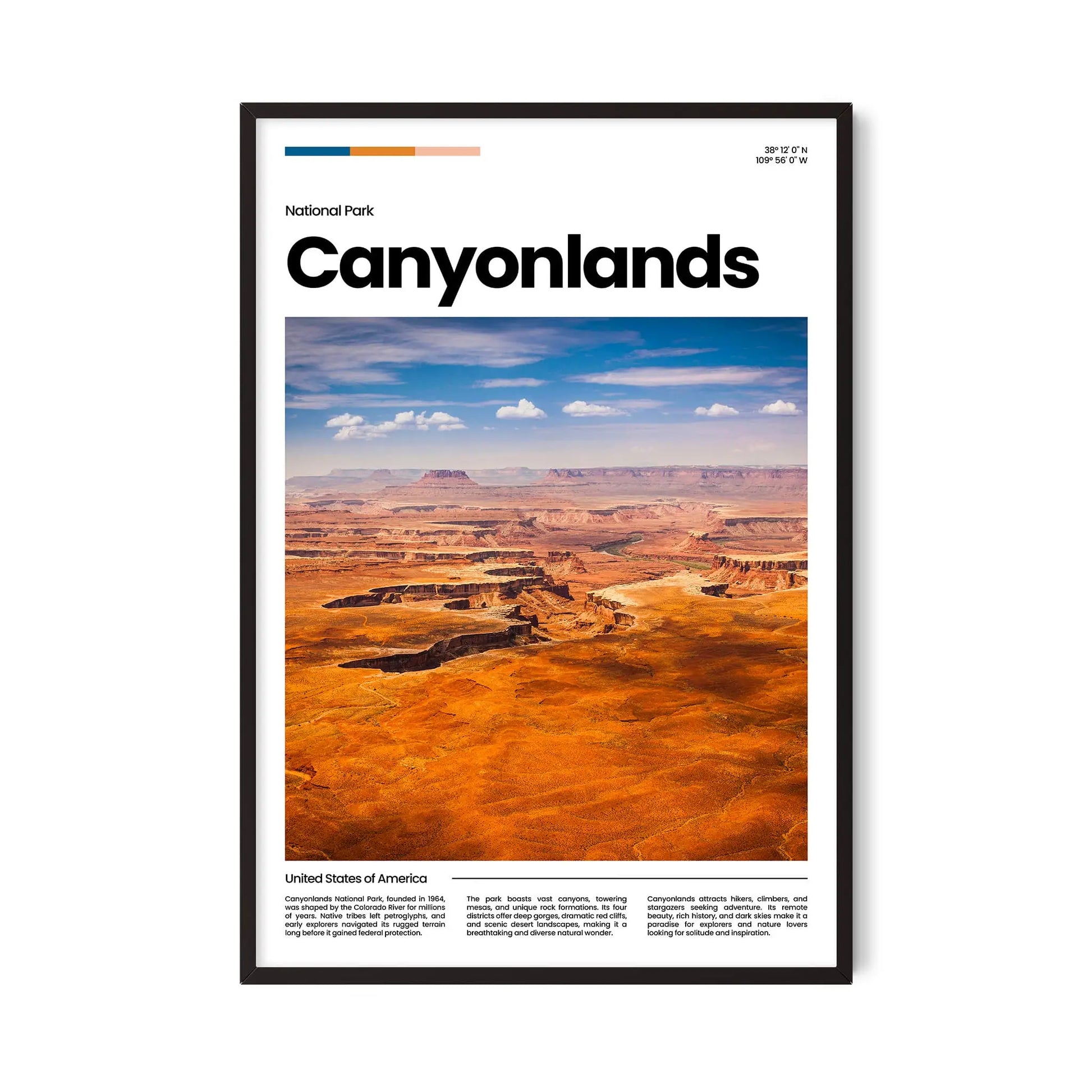 Canyonlands Poster – Vintage Wall Art Print