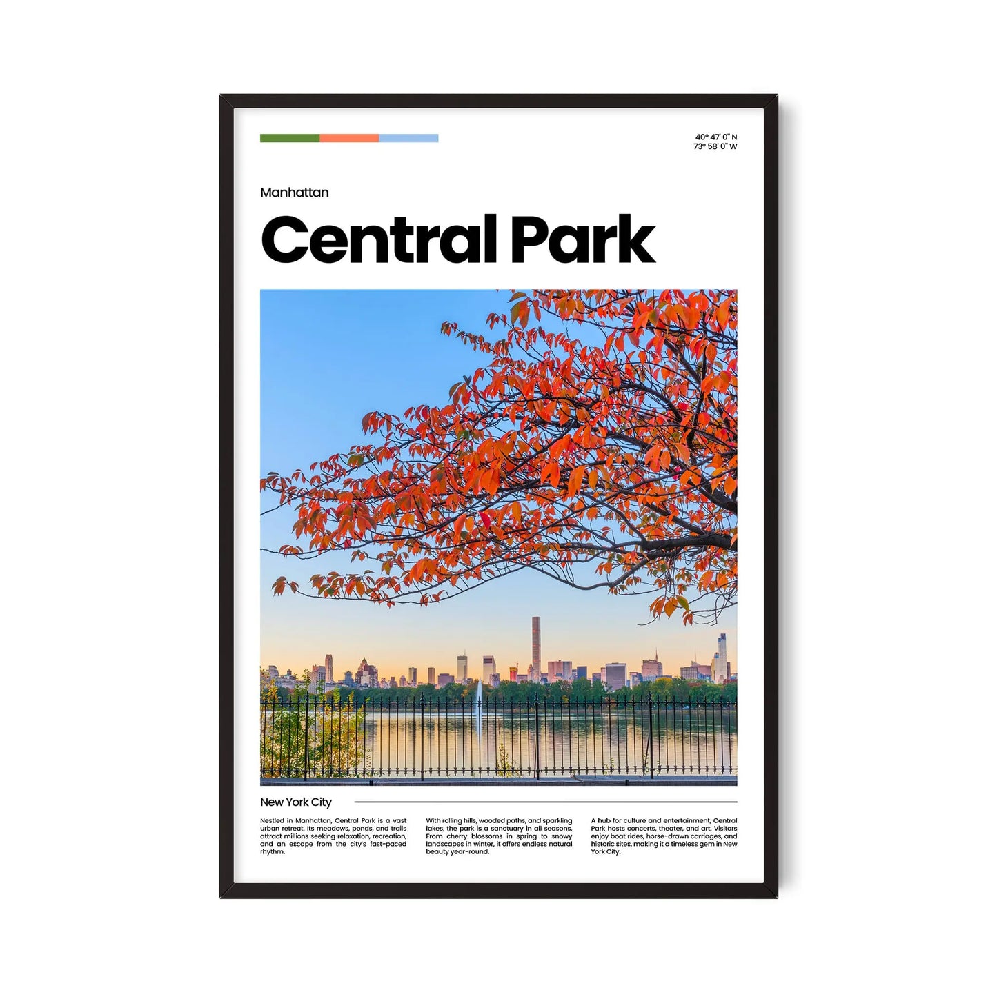 Central Park Poster