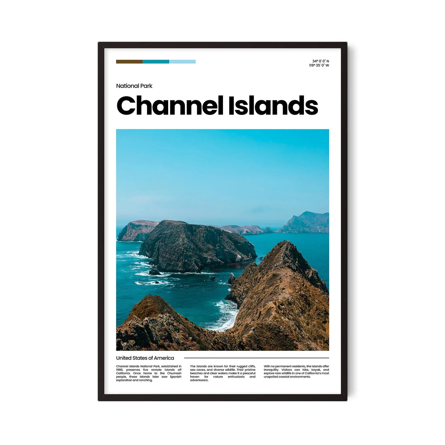 Channel Islands Poster