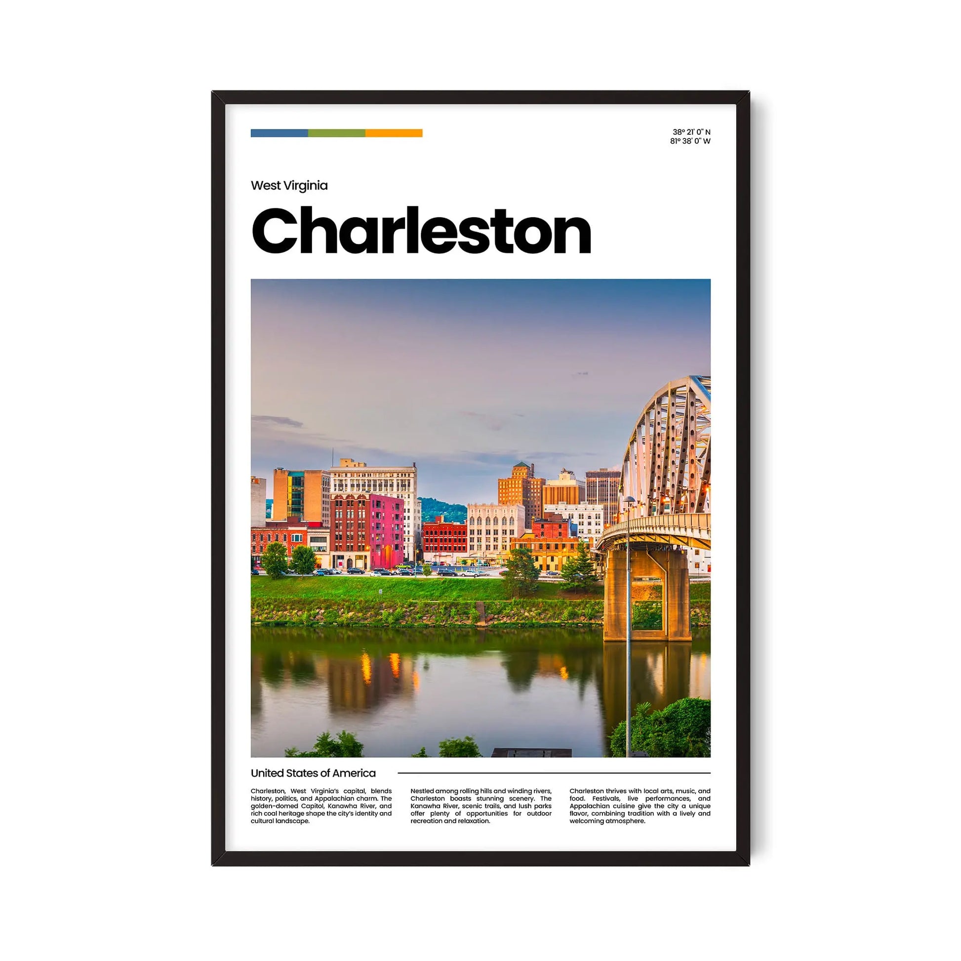 Charleston Poster – Vintage Wall Art Print