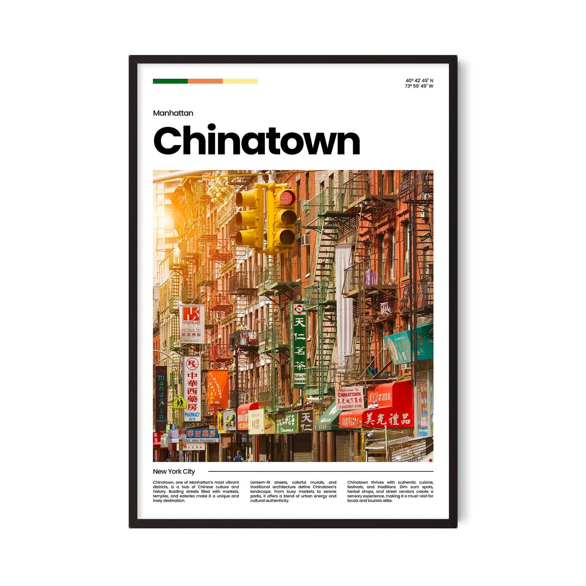 Chinatown Poster – Vintage Wall Art Print