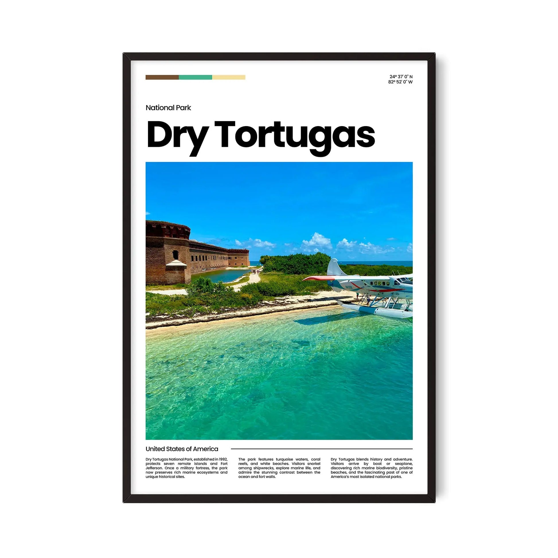Dry Tortugas Poster – Vintage Wall Art Print