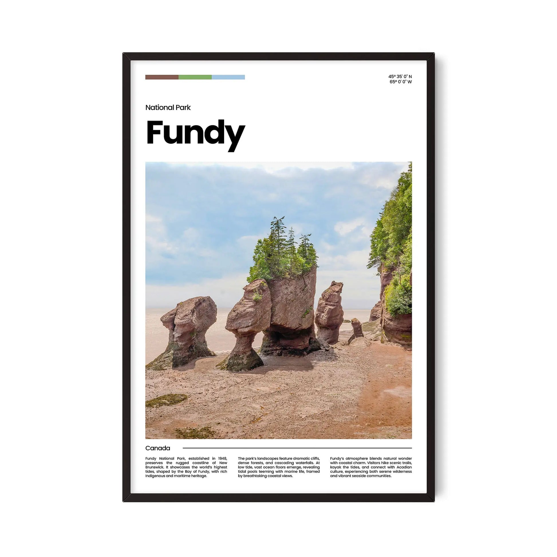 Fundy Poster – Vintage Wall Art Print