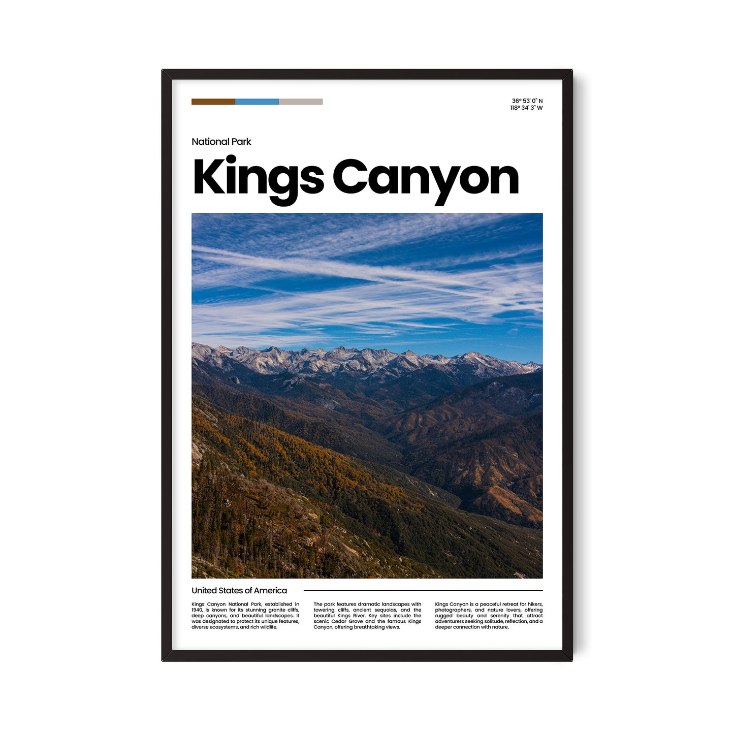 Kings Canyon Poster