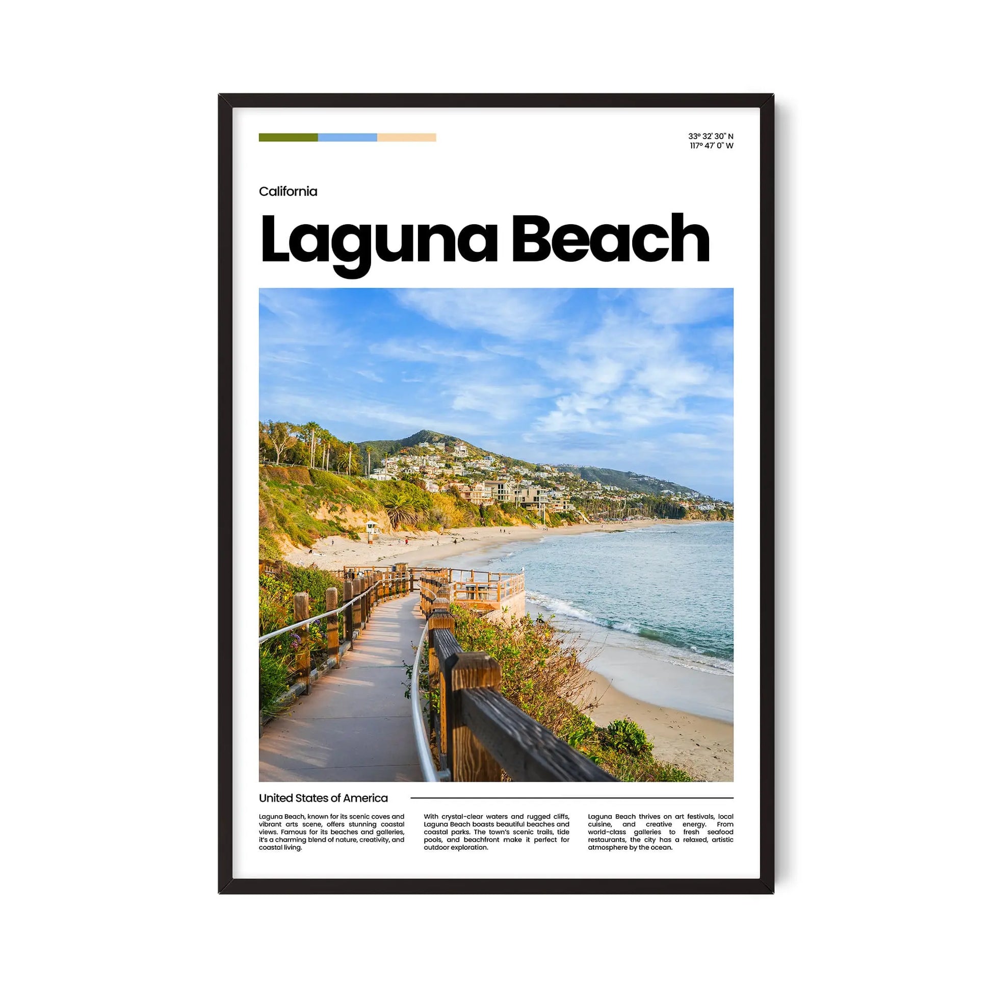 Laguna Beach Poster – Vintage Wall Art Print