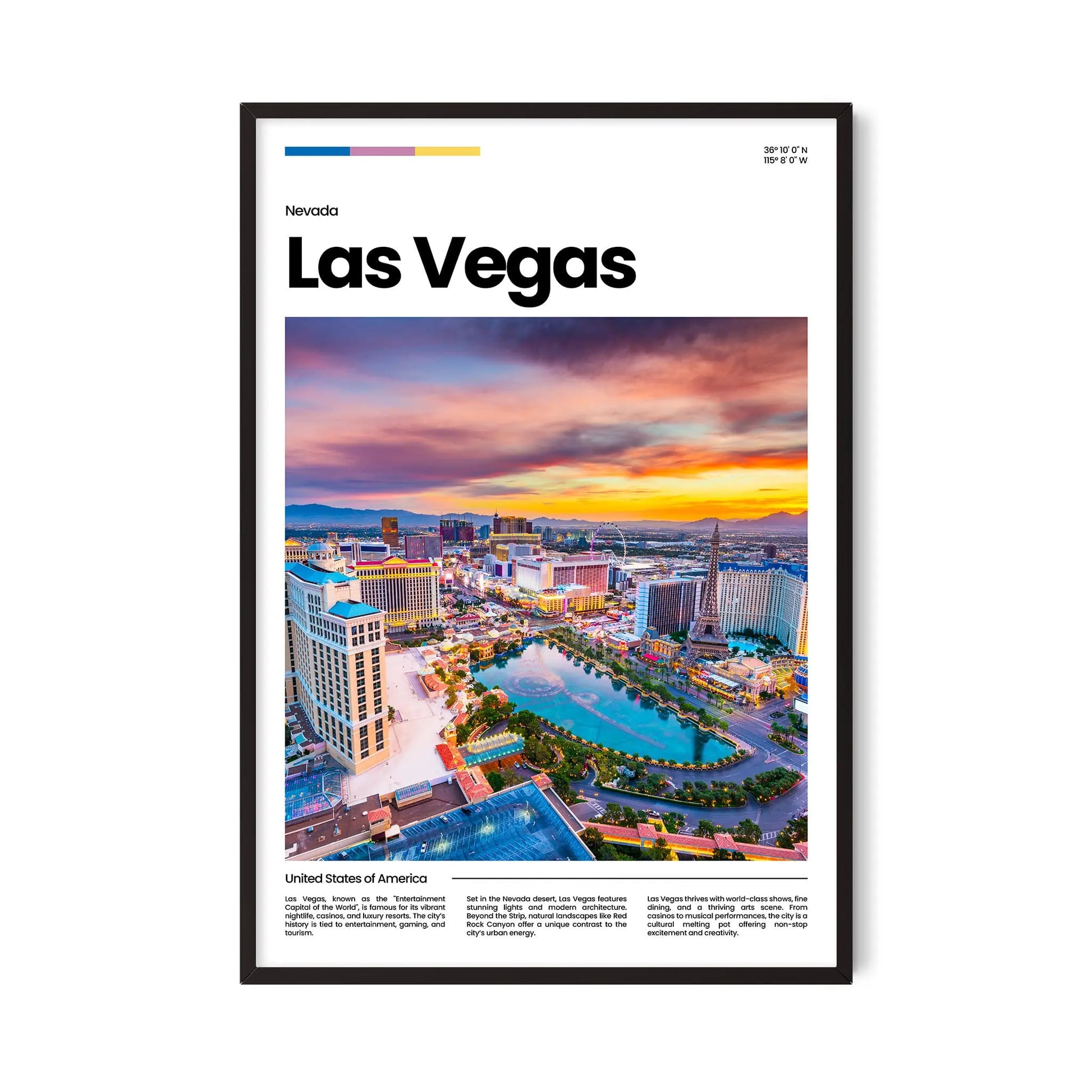 Las Vegas Poster – Vintage Wall Art Print