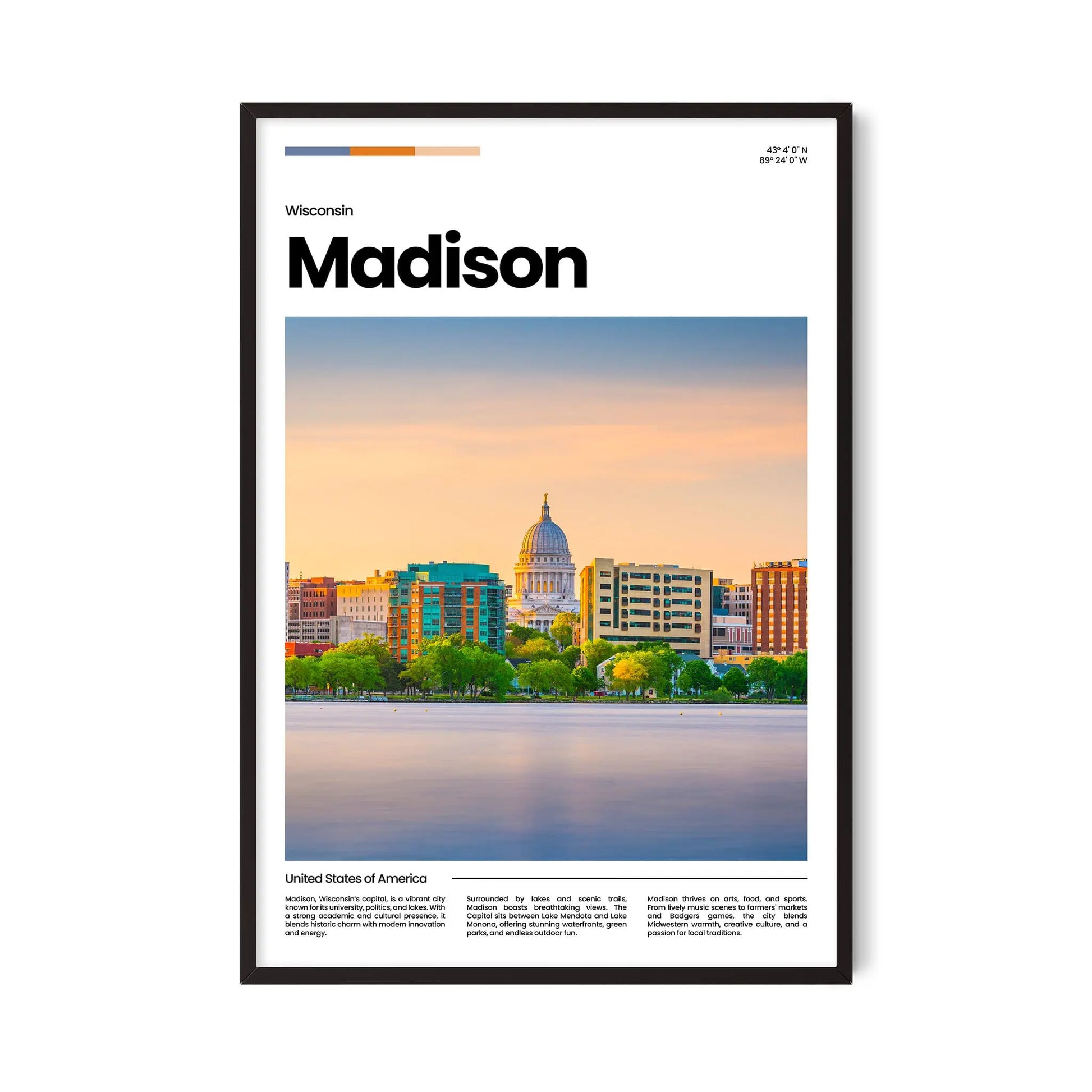 Madison Poster – Vintage Wall Art Print