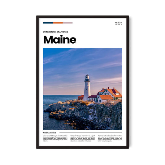 Maine Poster