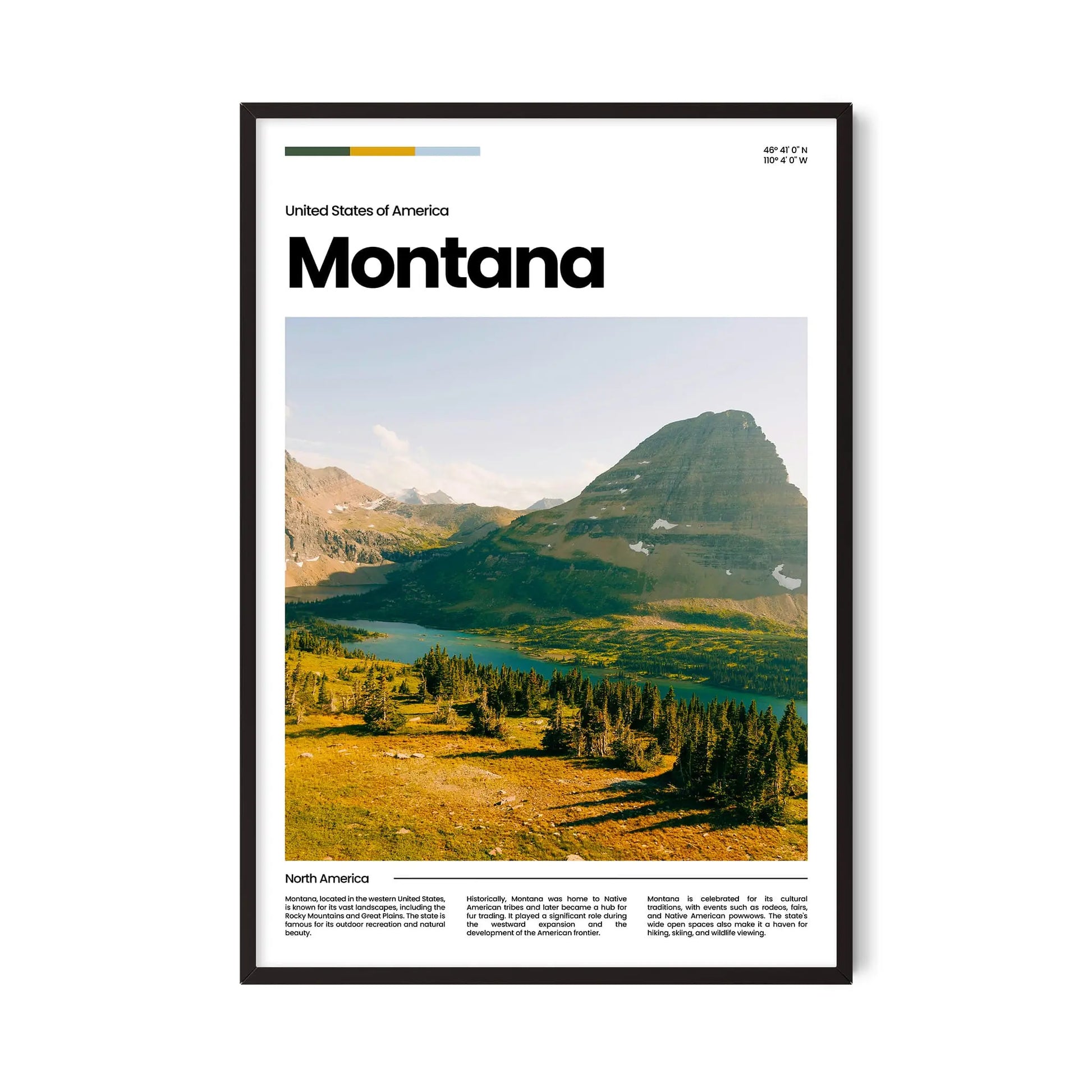 Montana Poster – Vintage Wall Art Print