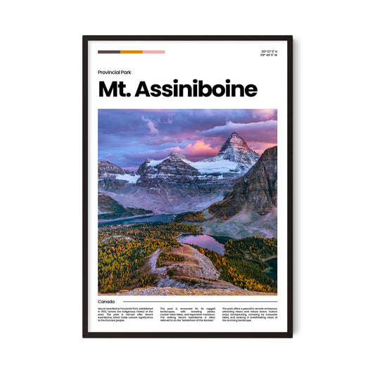 Mount Assiniboine Poster