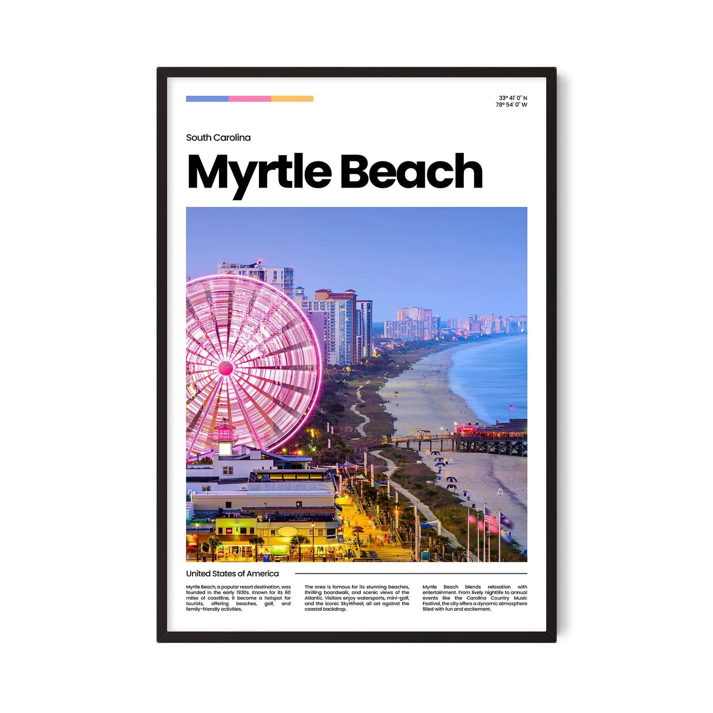 Myrtle Beach Poster