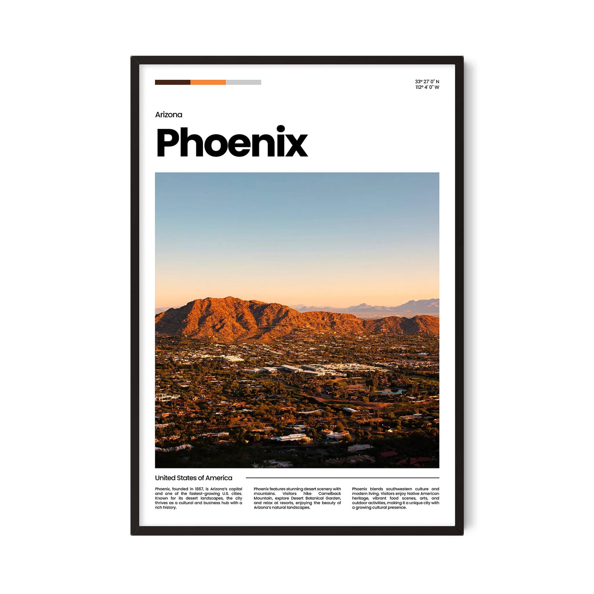 Phoenix Poster – Vintage Wall Art Print