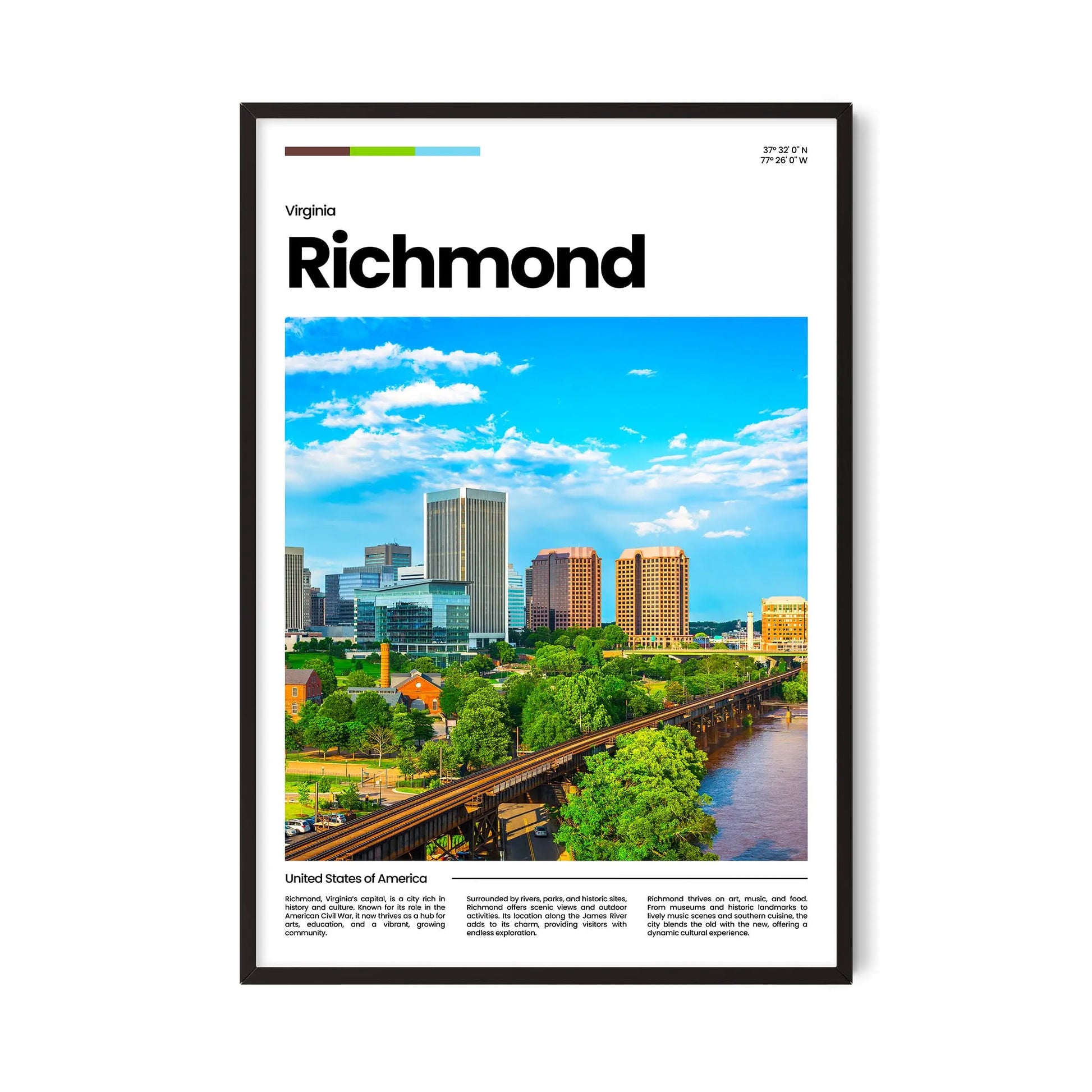 Richmond Poster – Vintage Wall Art Print