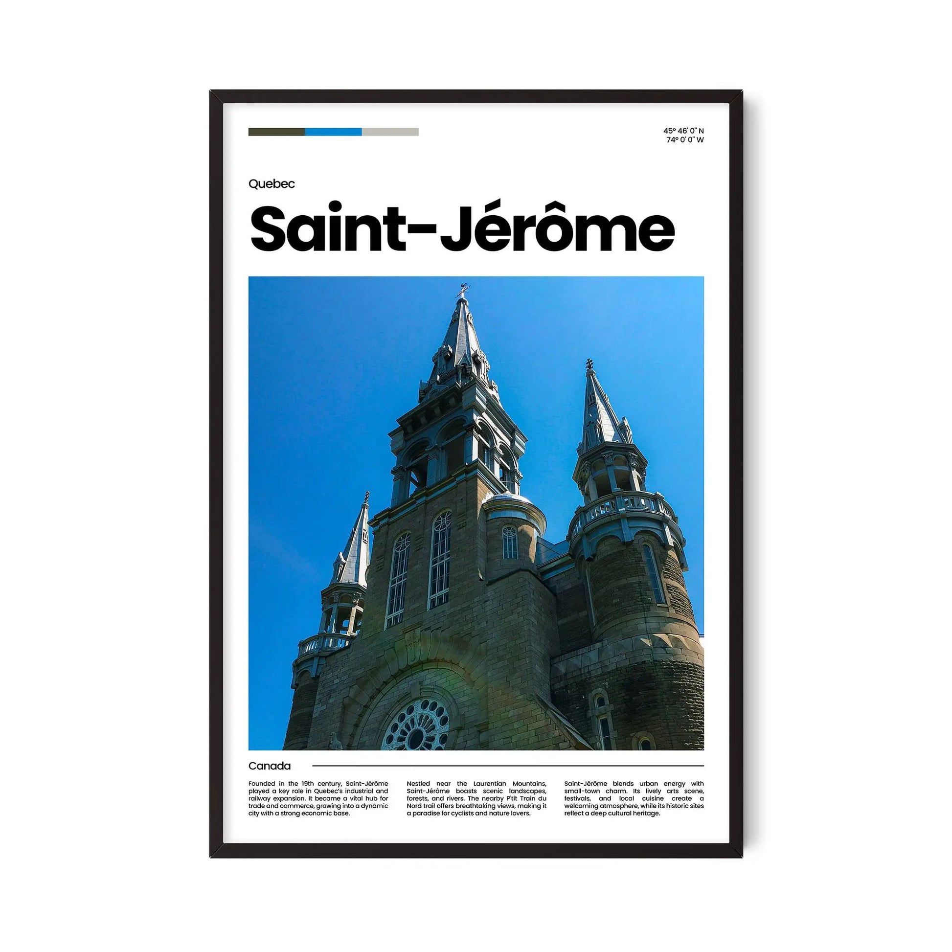 Saint-Jérôme Poster – Vintage Wall Art Print