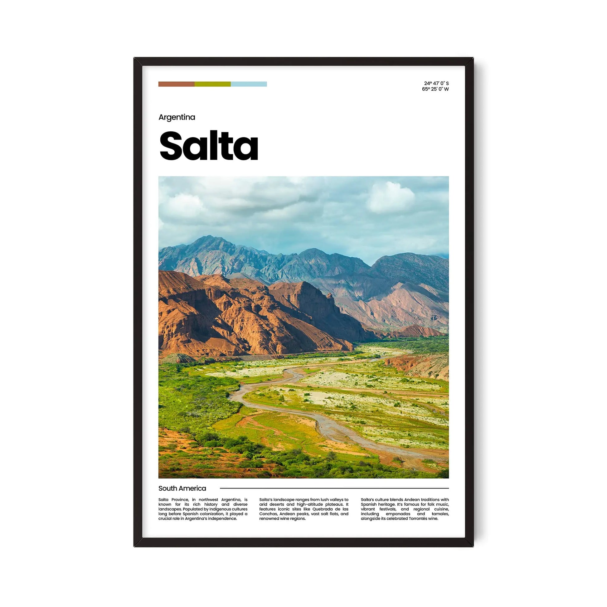 Salta Poster – Vintage Wall Art Print