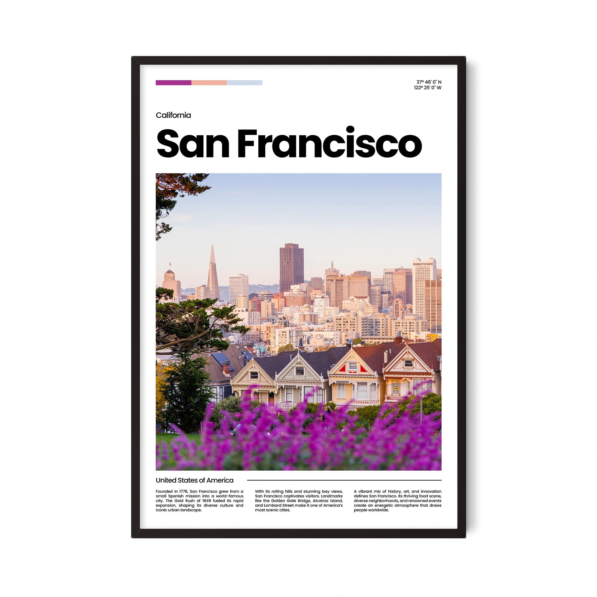 San Francisco Poster – Vintage Wall Art Print