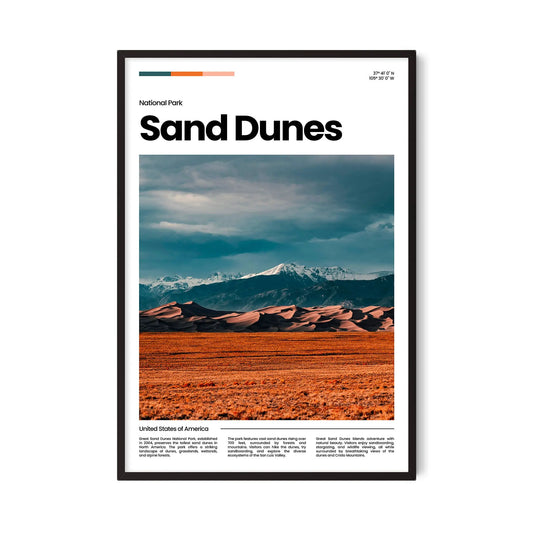 Sand Dunes Poster