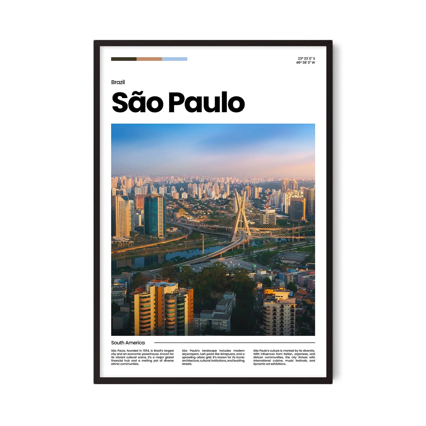 São Paulo Poster