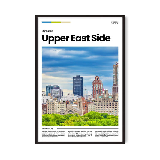 Upper East Side Poster