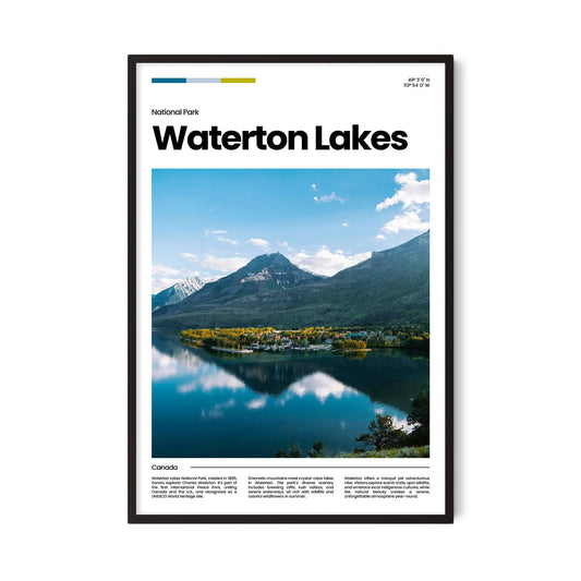 Waterton Lakes Poster