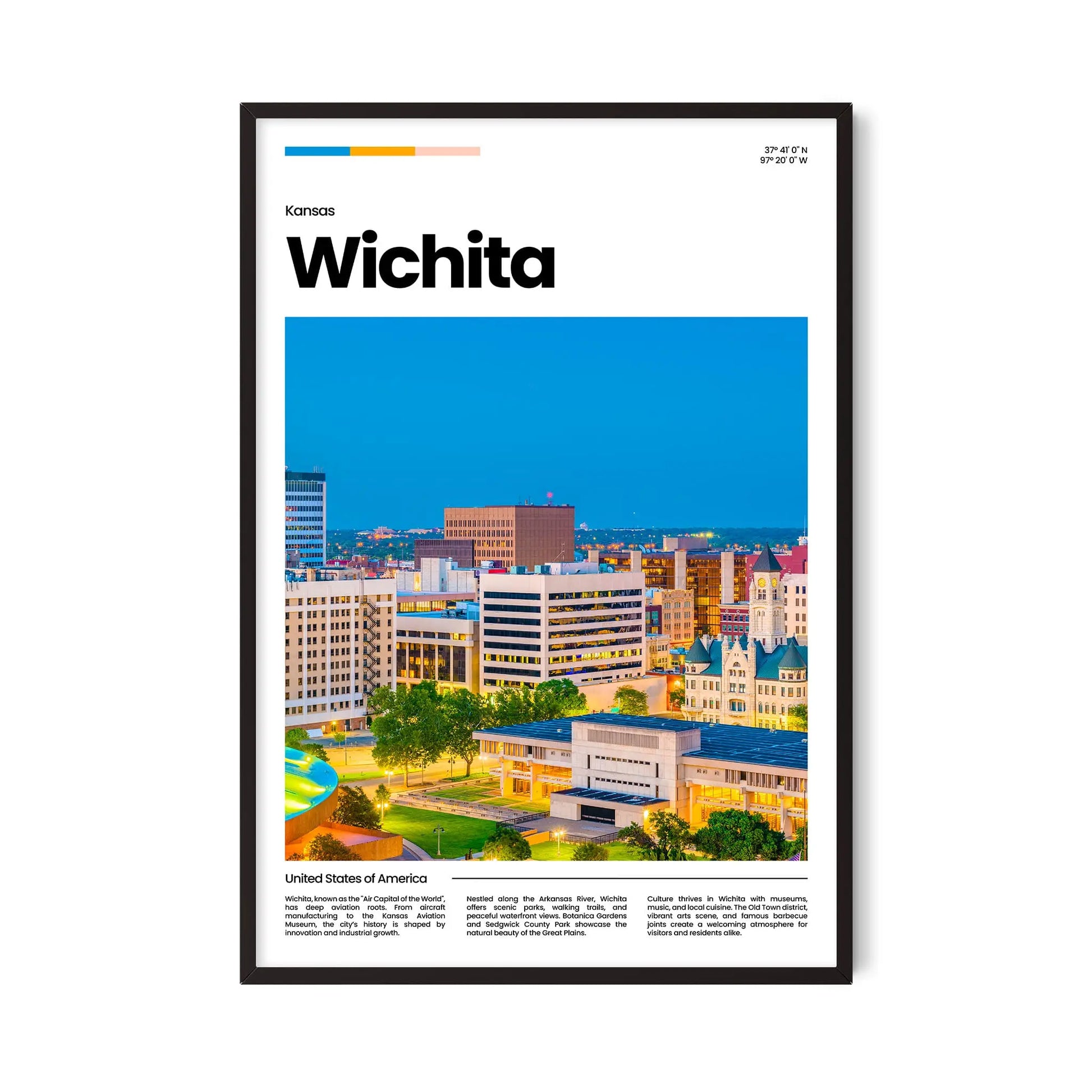 Wichita Poster – Vintage Wall Art Print