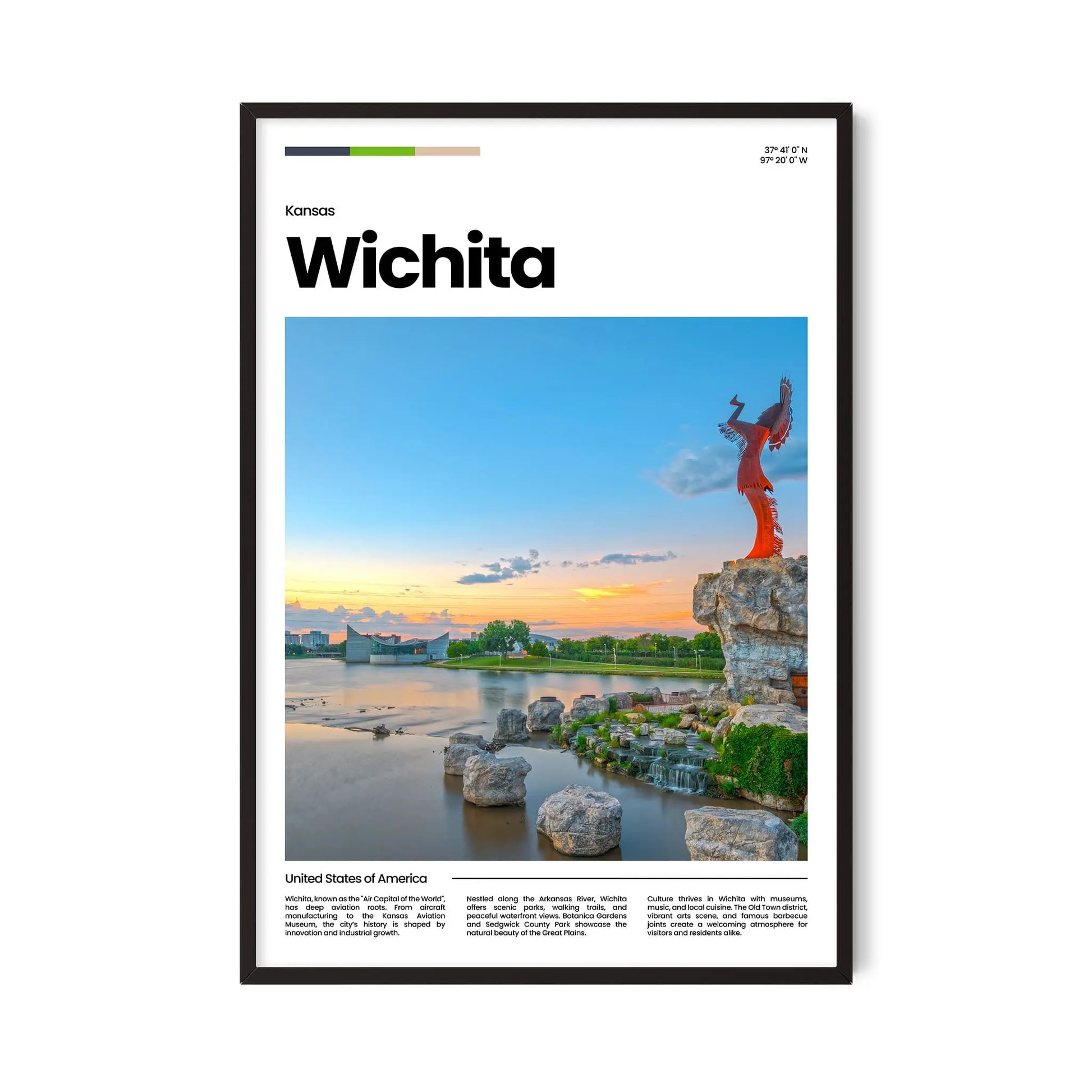 Wichita Poster – Vintage Wall Art Print