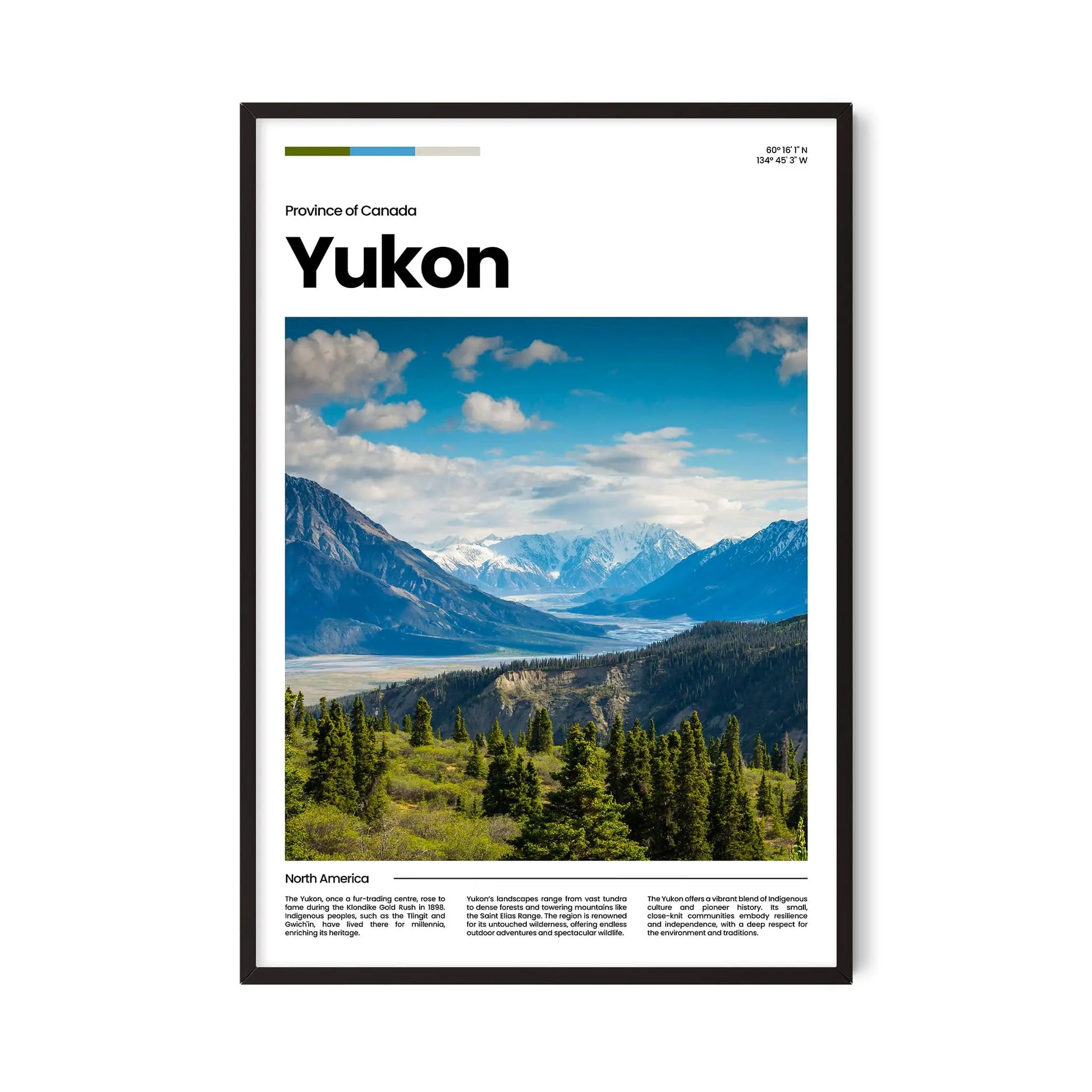 Yukon Poster – Vintage Wall Art Print