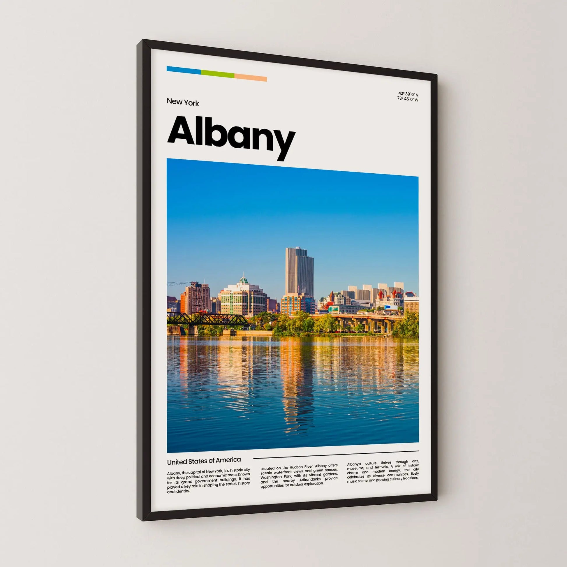 Albany Poster – Vintage Wall Art Print