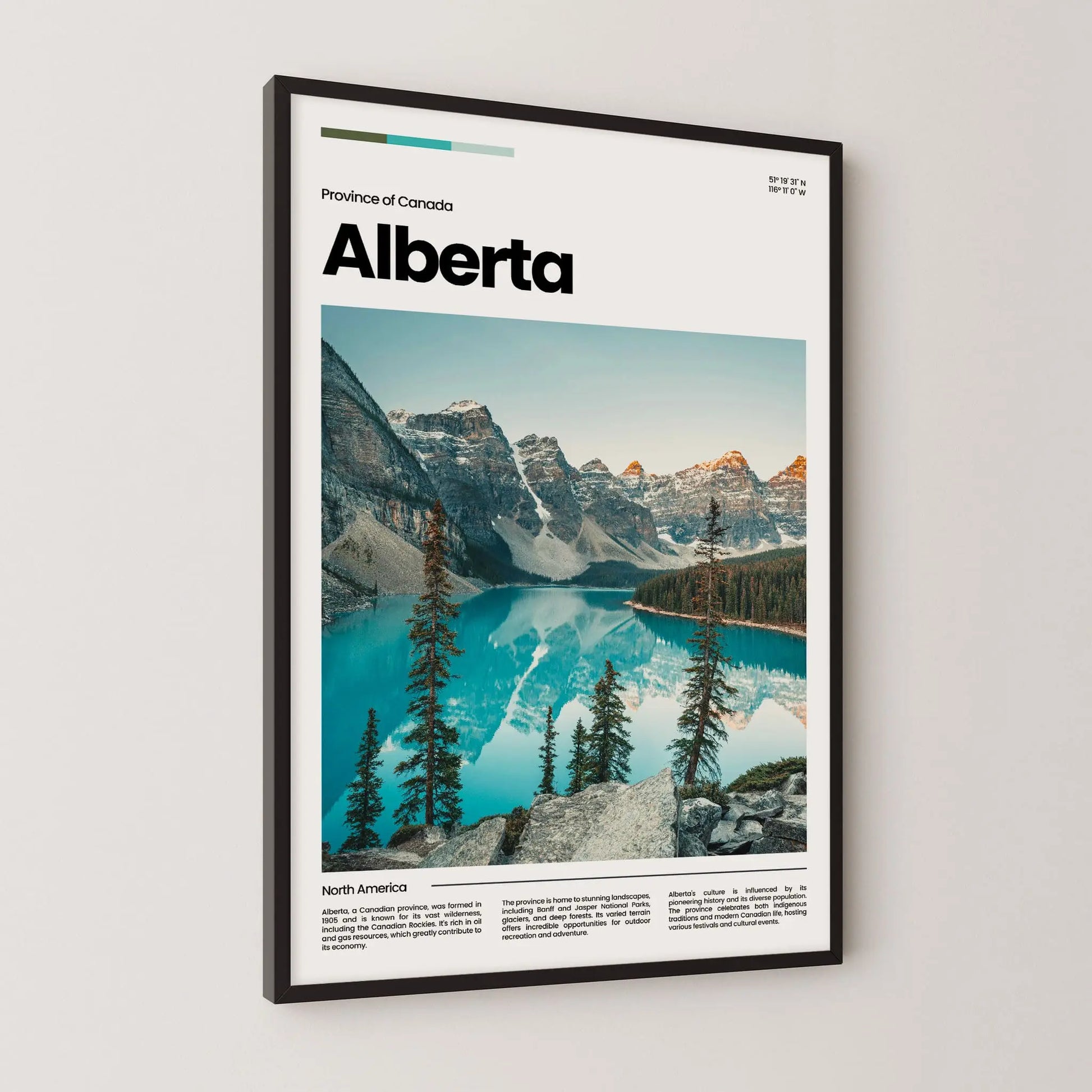 Alberta Poster – Vintage Wall Art Print