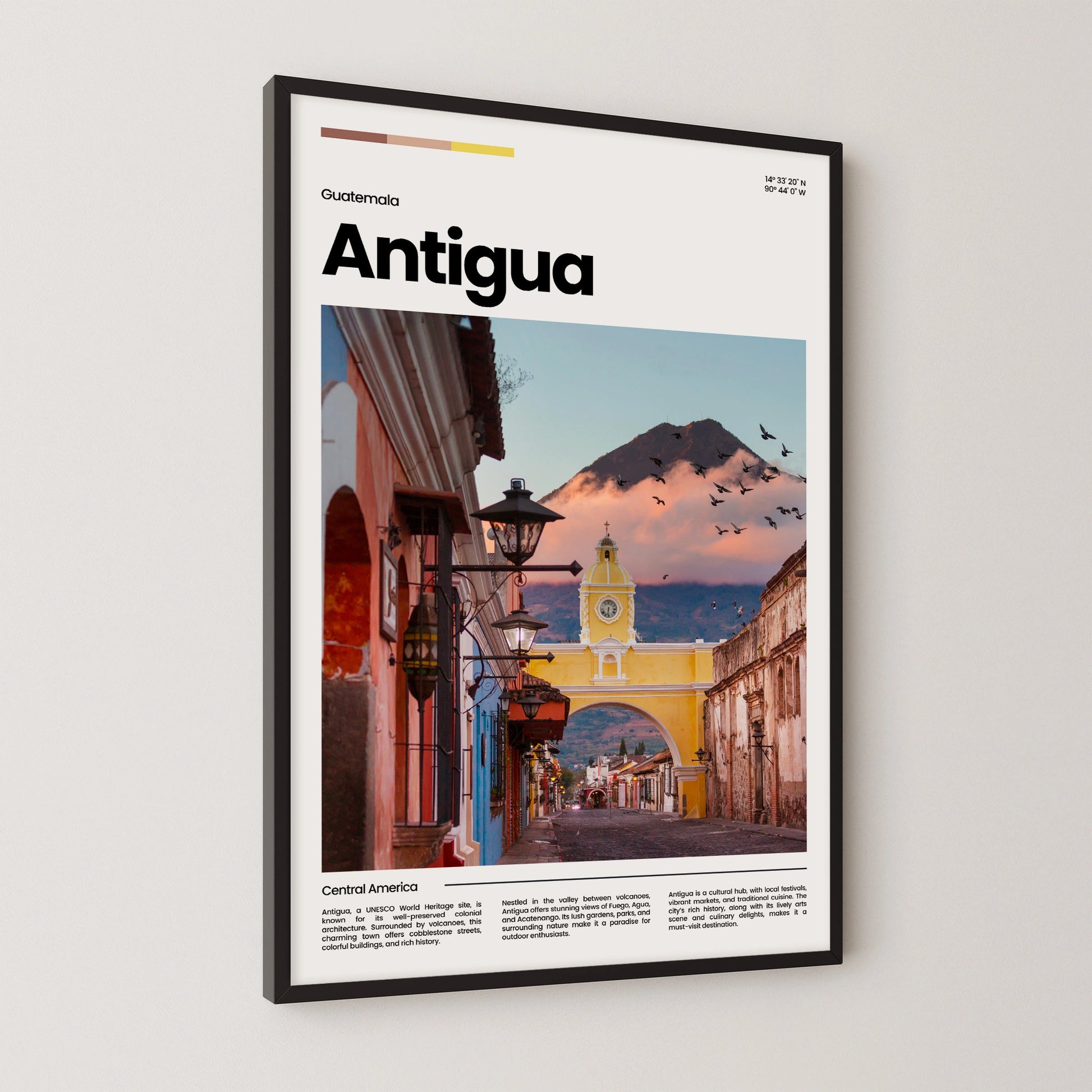 Antigua Poster – Vintage Wall Art Print