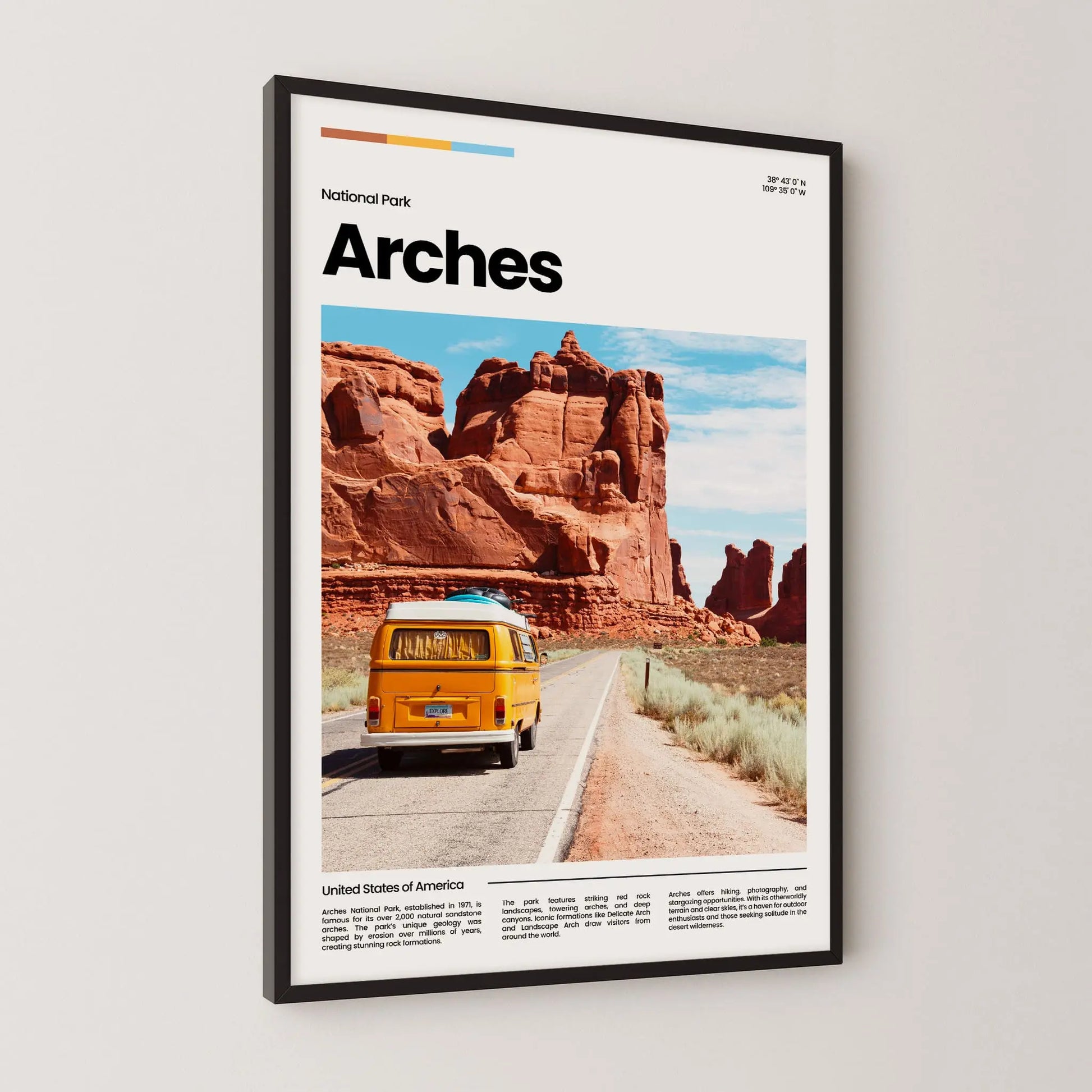 Arches Poster – Vintage Wall Art Print