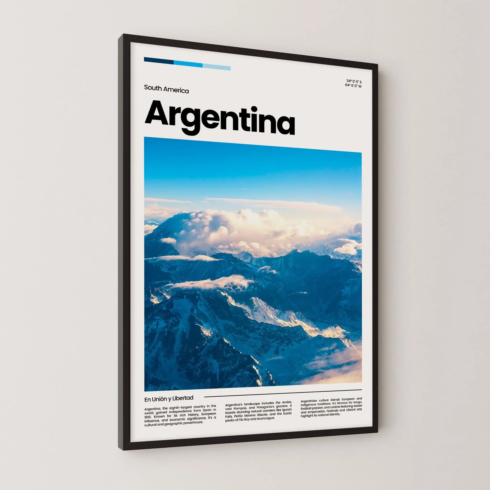 Argentina Poster – Vintage Wall Art Print