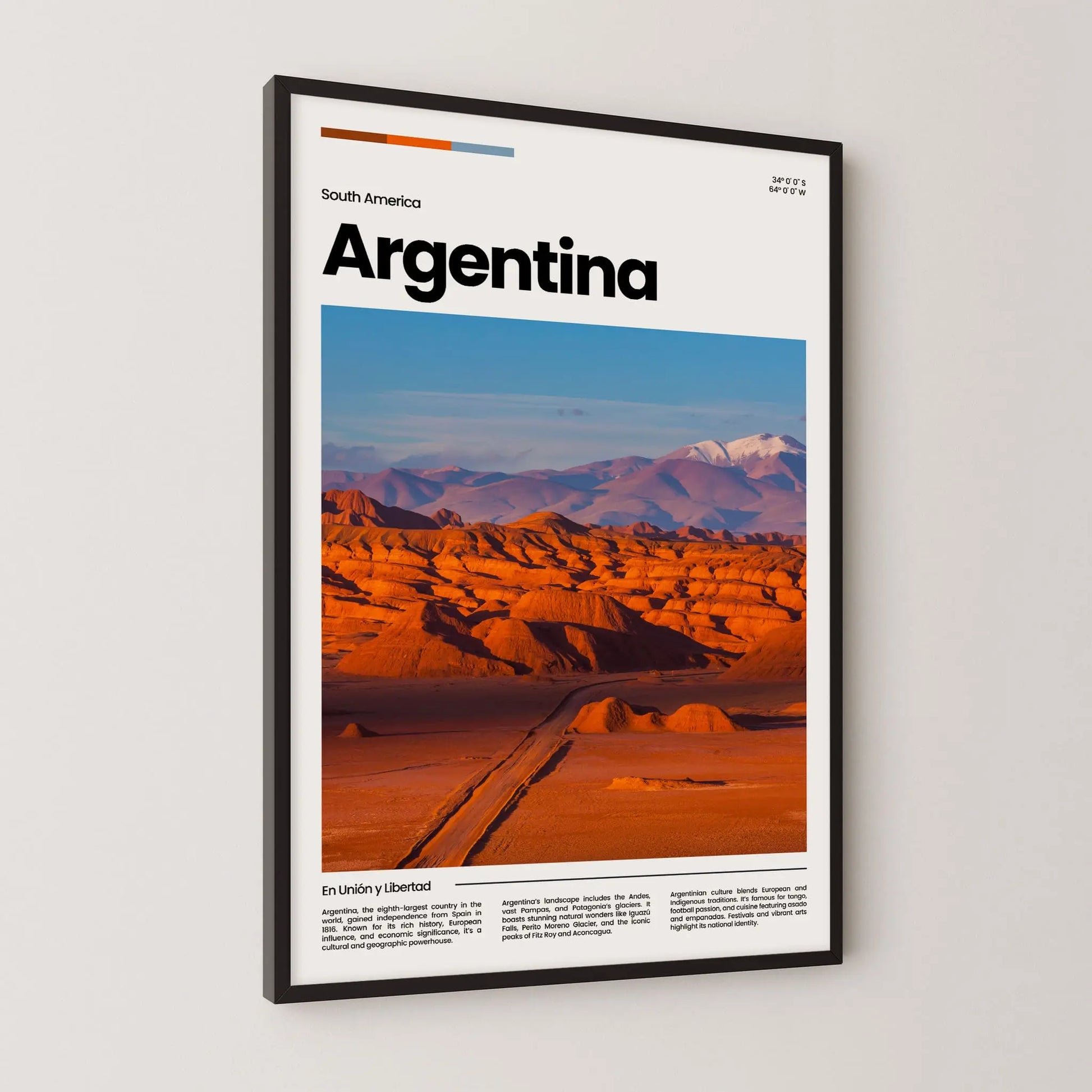 Argentina Poster – Vintage Wall Art Print