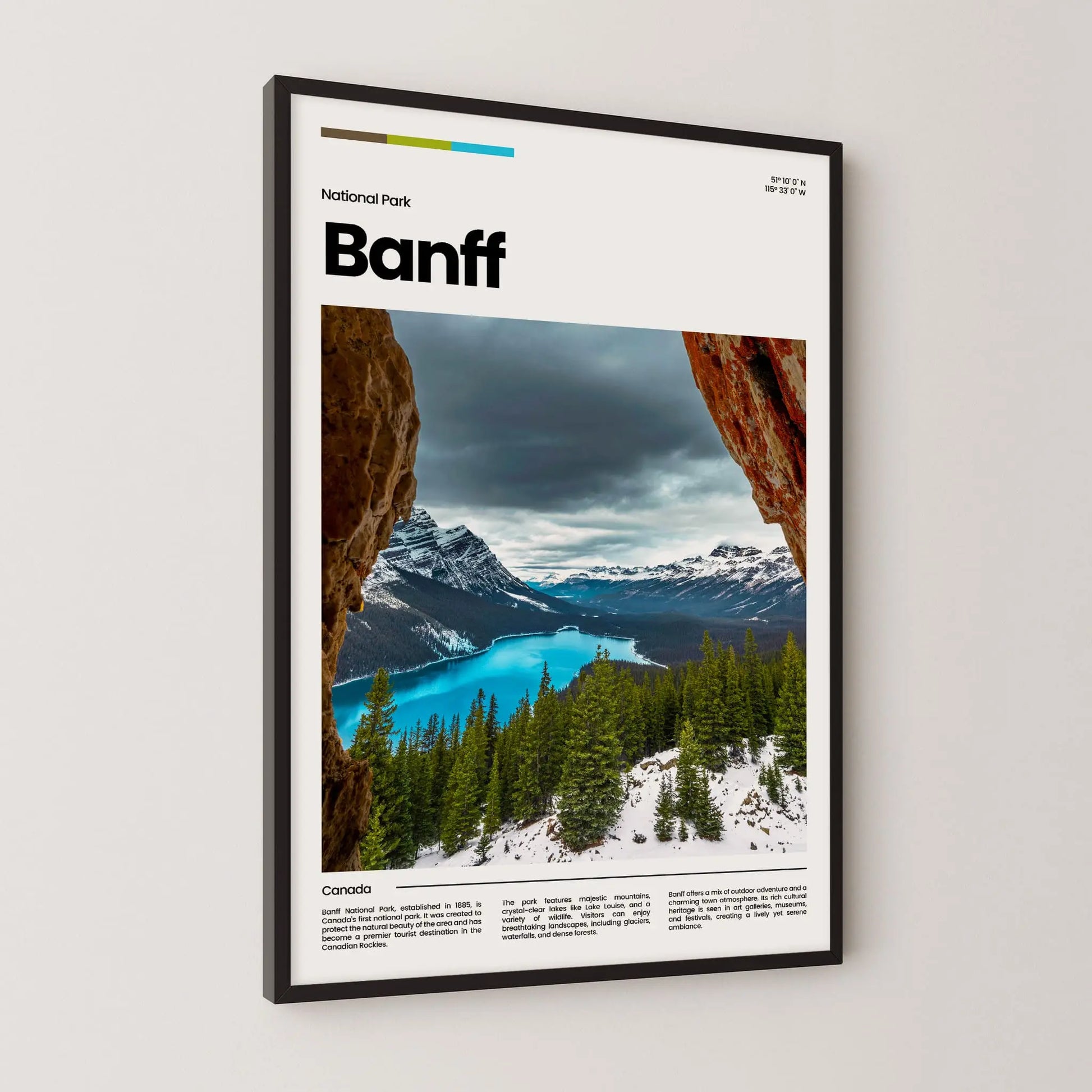 Banff Poster – Vintage Wall Art Print