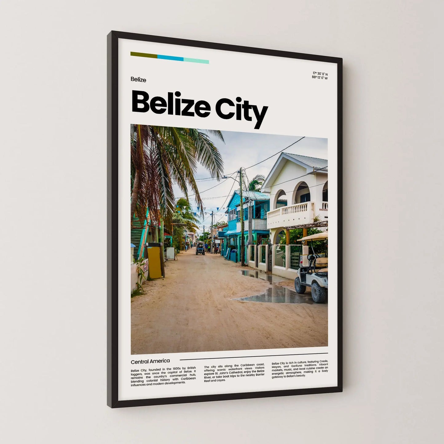 Belize City Poster