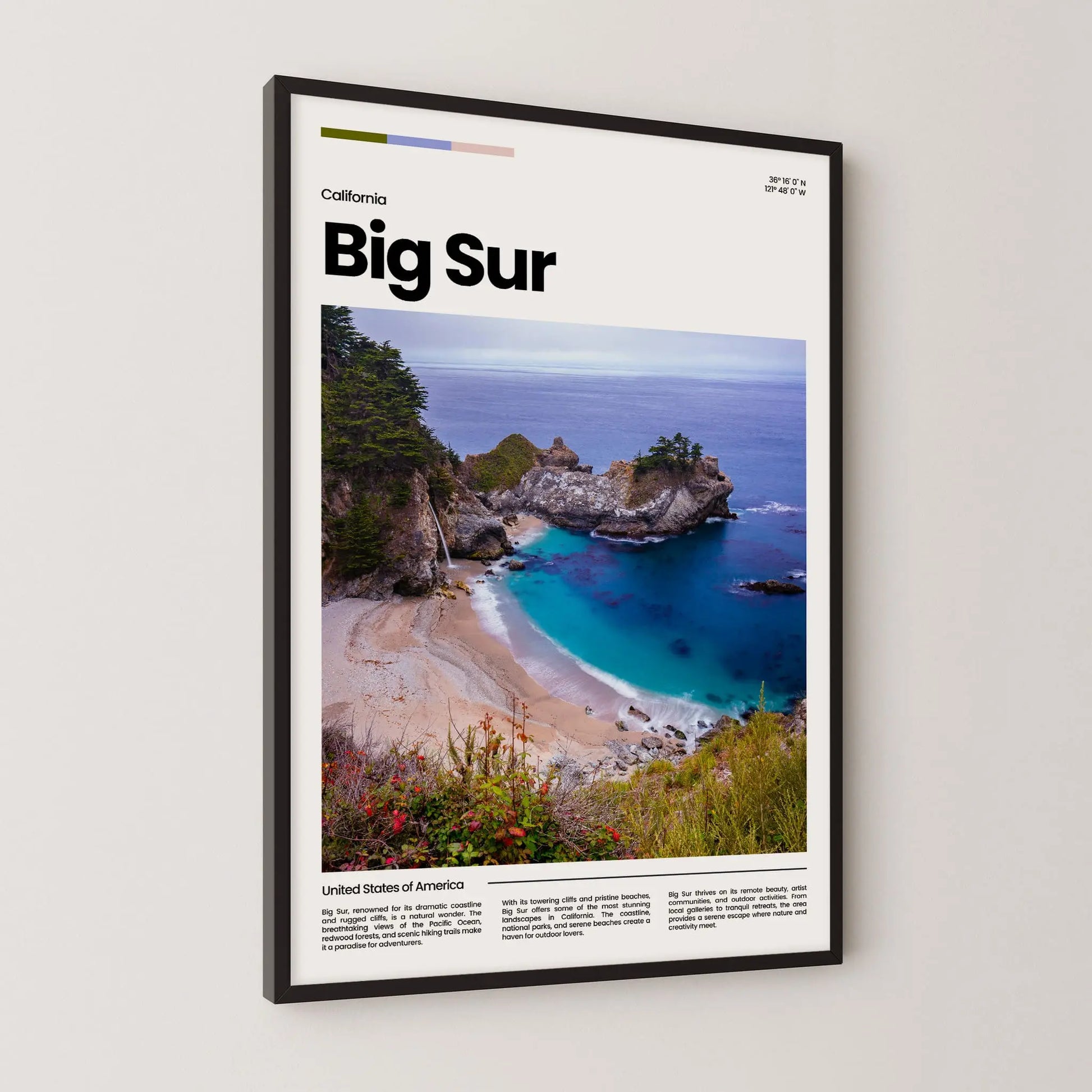Big Sur Poster – Vintage Wall Art Print