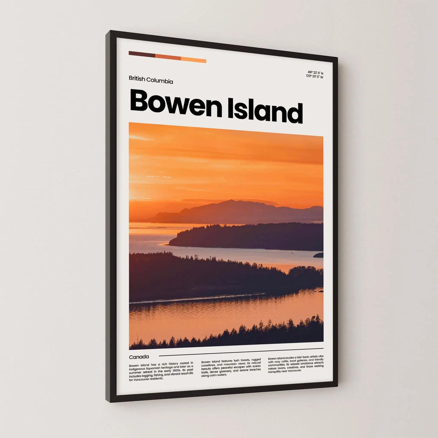 Bowen Island Poster