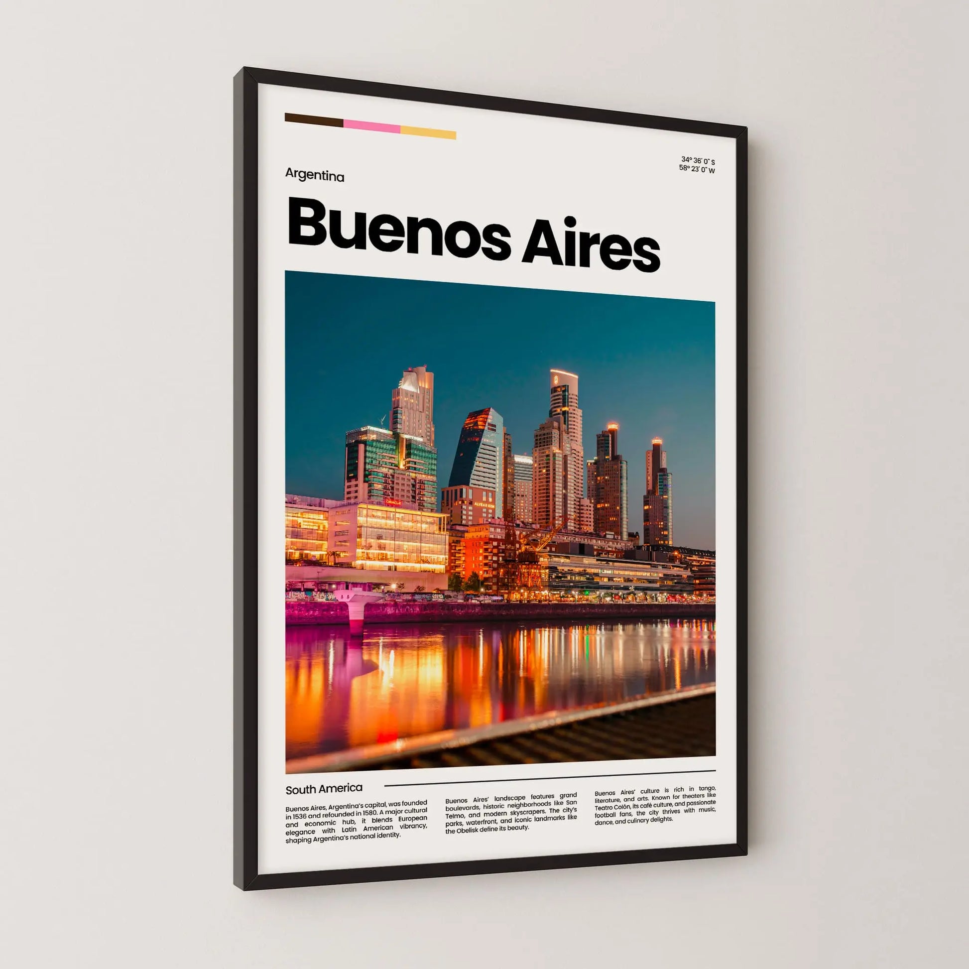 Buenos Aires Poster – Vintage Wall Art Print